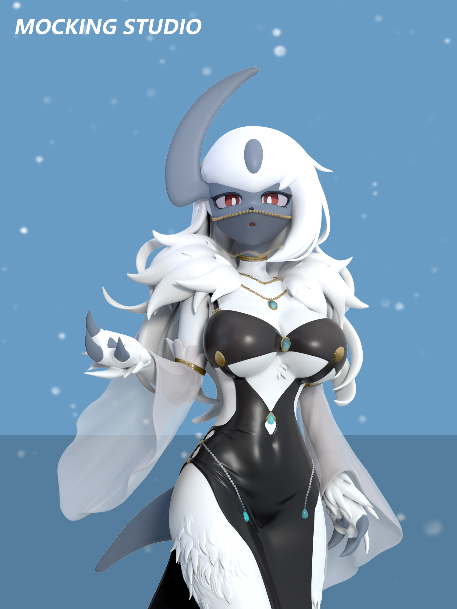 Zhu Yi Wan Jia Studio - Pokémon Big Breasts Absol Statue(GK)