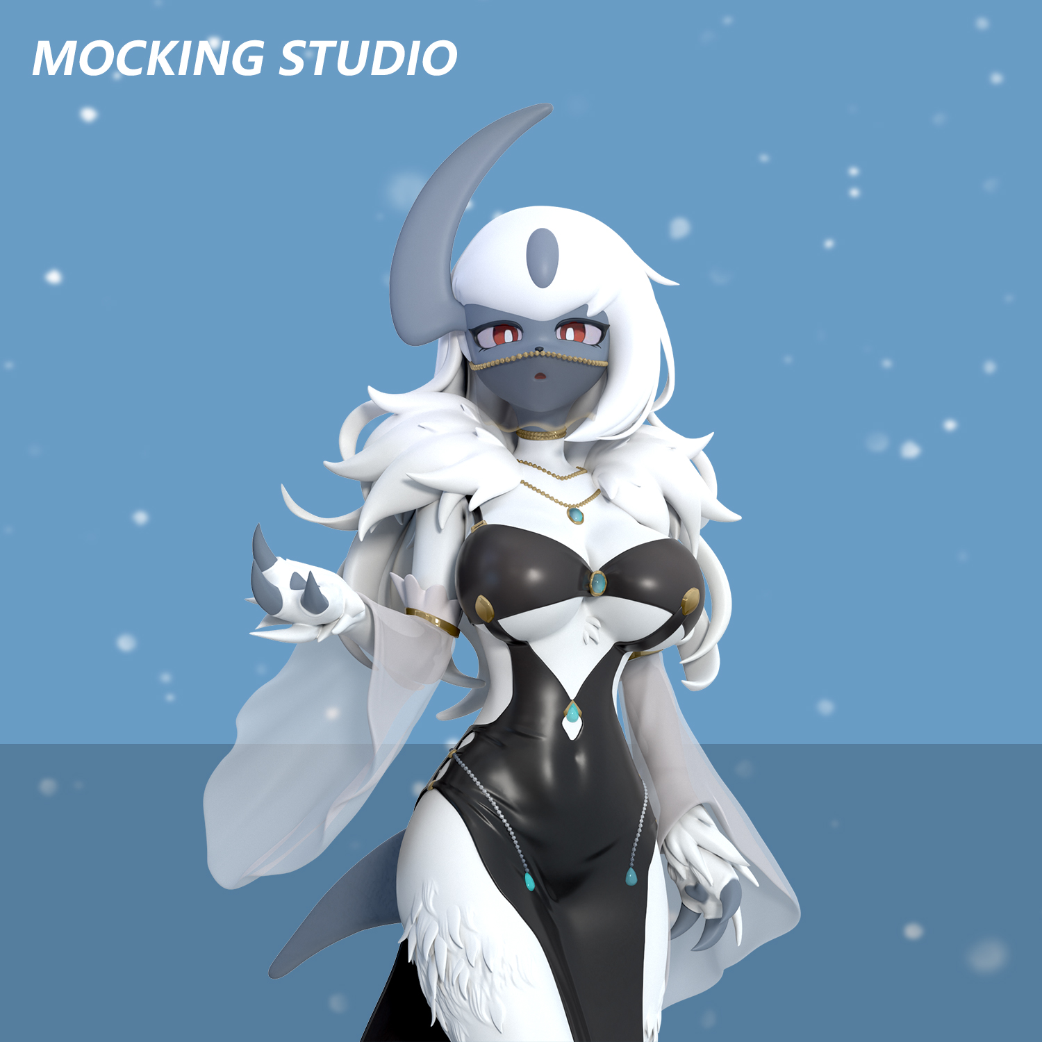 Zhu Yi Wan Jia Studio - Pokémon Big Breasts Absol Statue(GK)