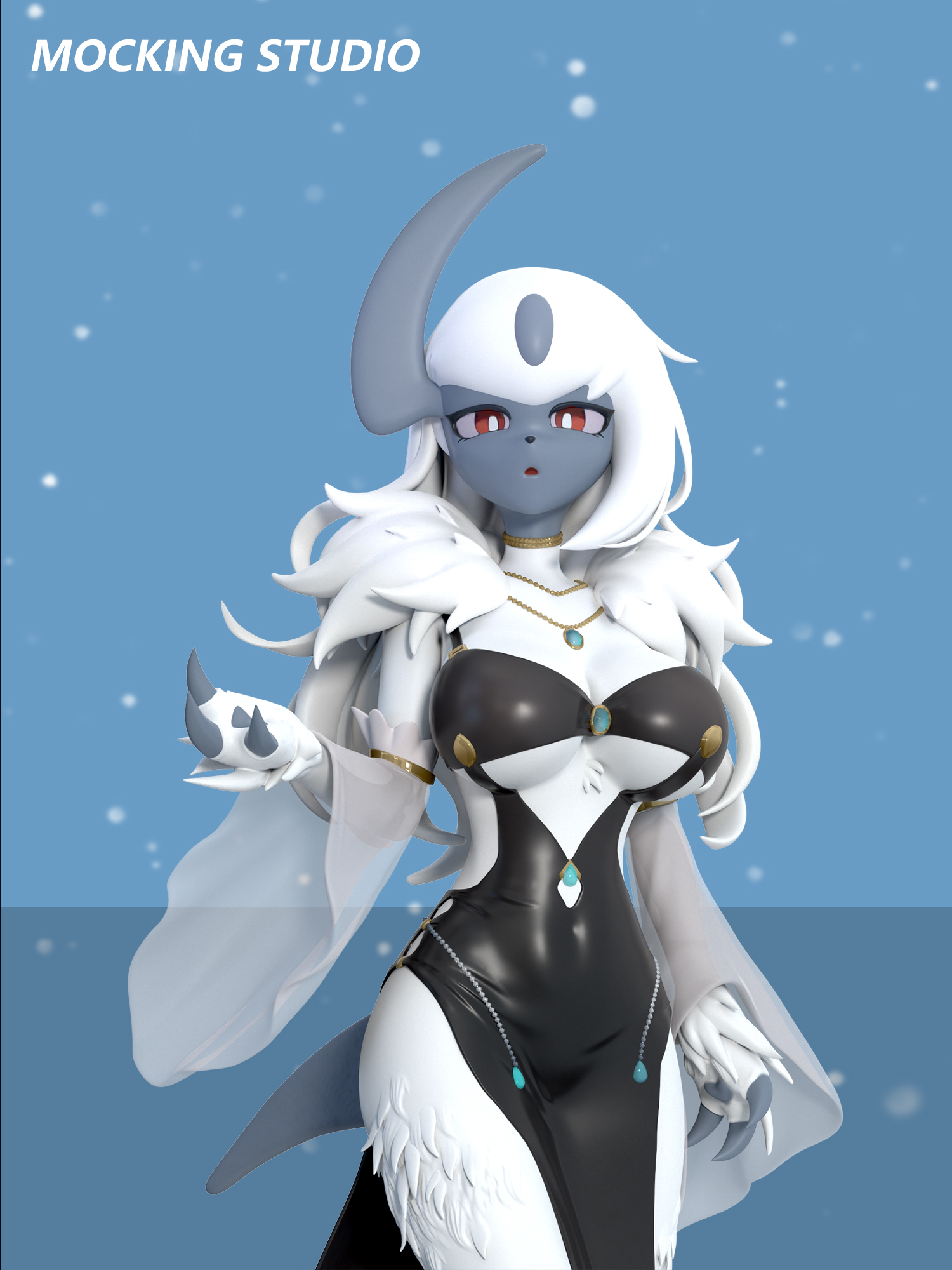 Zhu Yi Wan Jia Studio - Pokémon Big Breasts Absol Statue(GK)