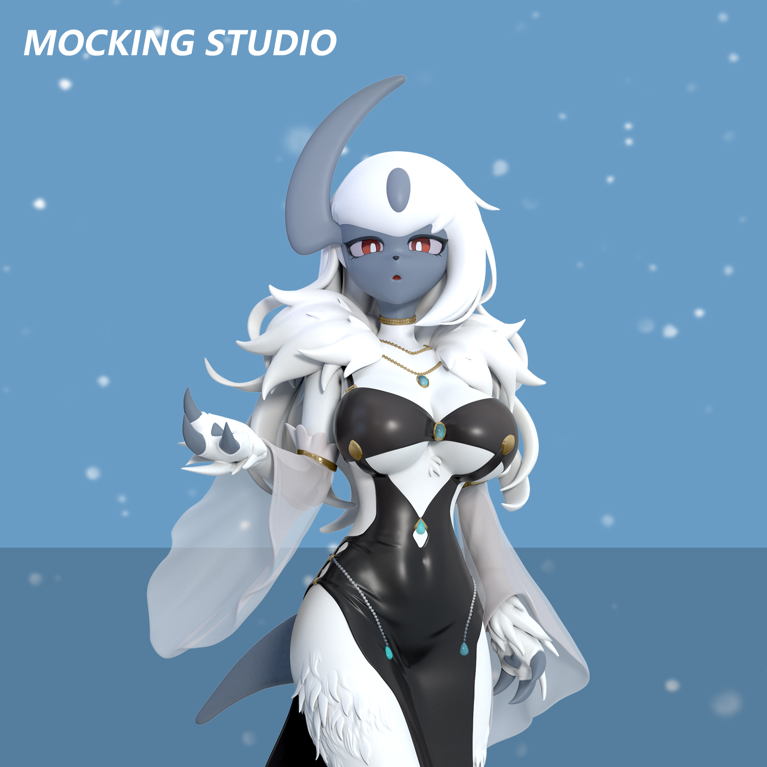 Zhu Yi Wan Jia Studio - Pokémon Big Breasts Absol Statue(GK)