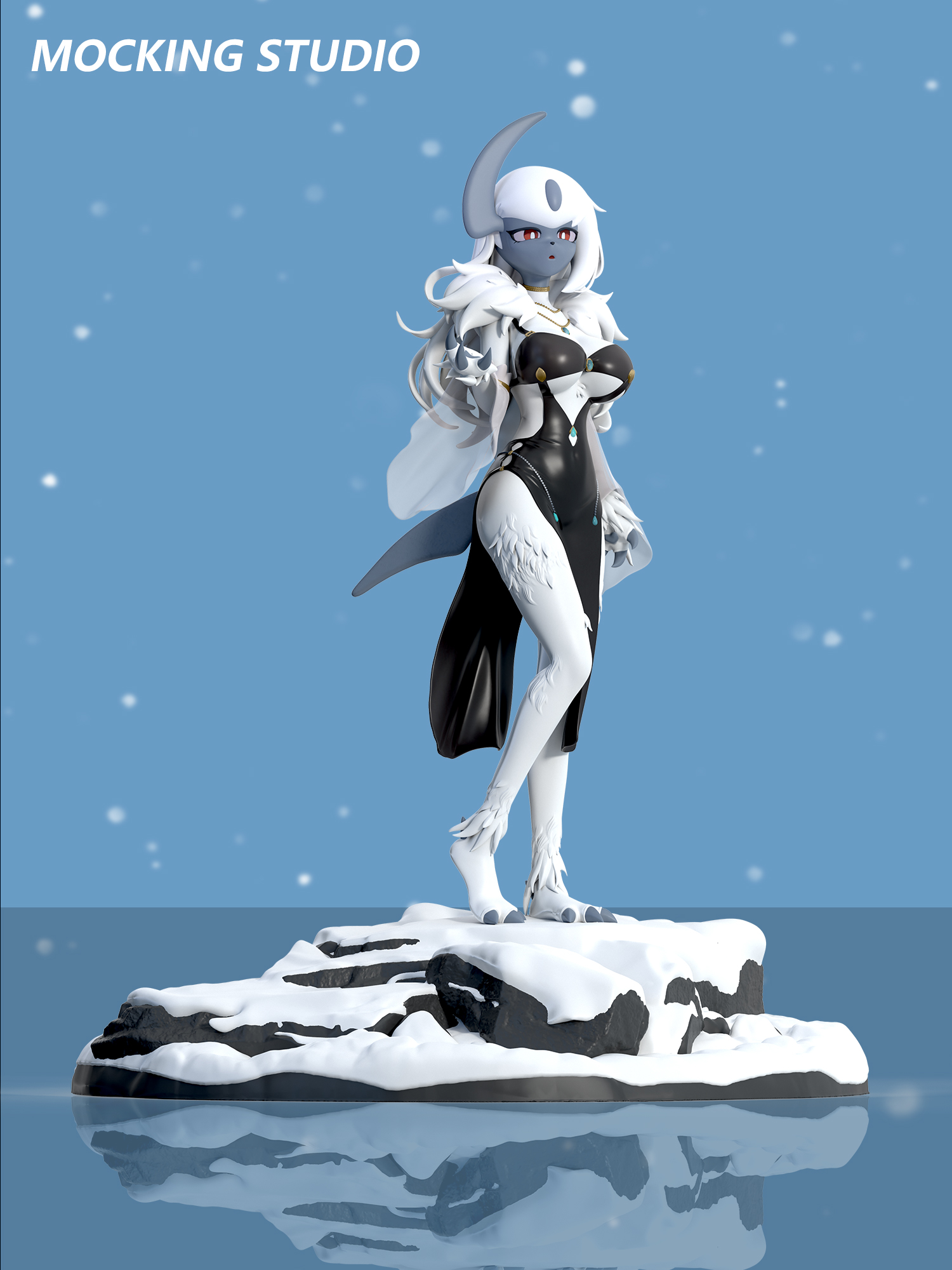 Zhu Yi Wan Jia Studio - Pokémon Big Breasts Absol Statue(GK)