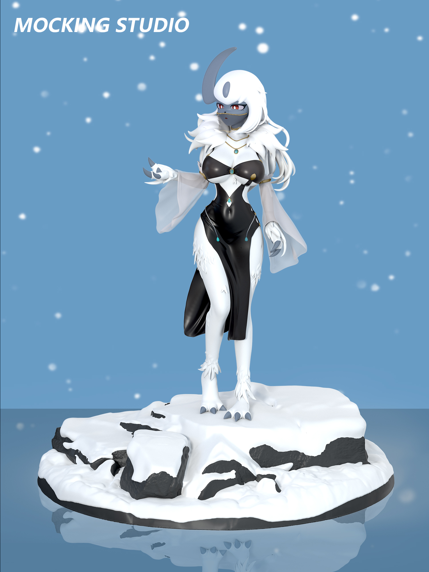 Zhu Yi Wan Jia Studio - Pokémon Big Breasts Absol Statue(GK)