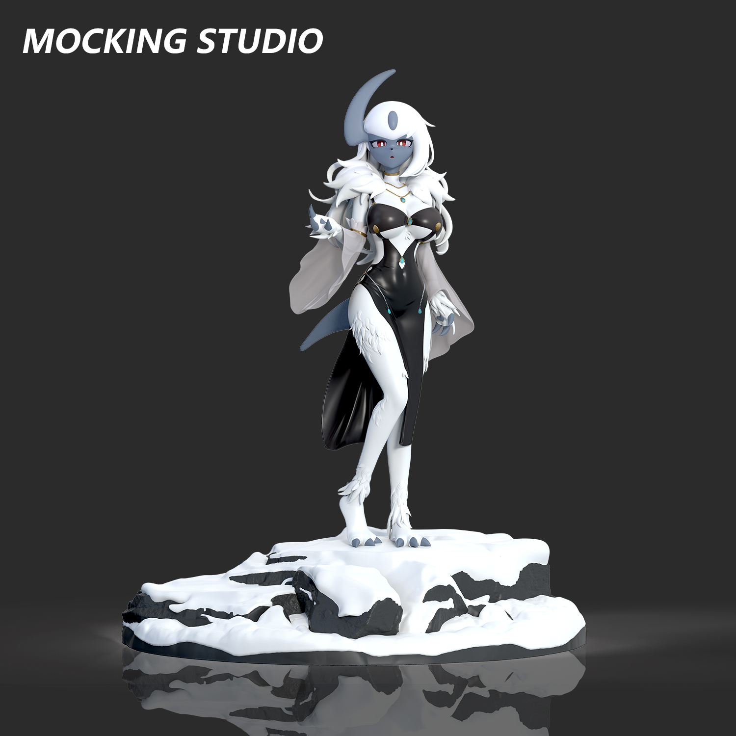 Zhu Yi Wan Jia Studio - Pokémon Big Breasts Absol Statue(GK)