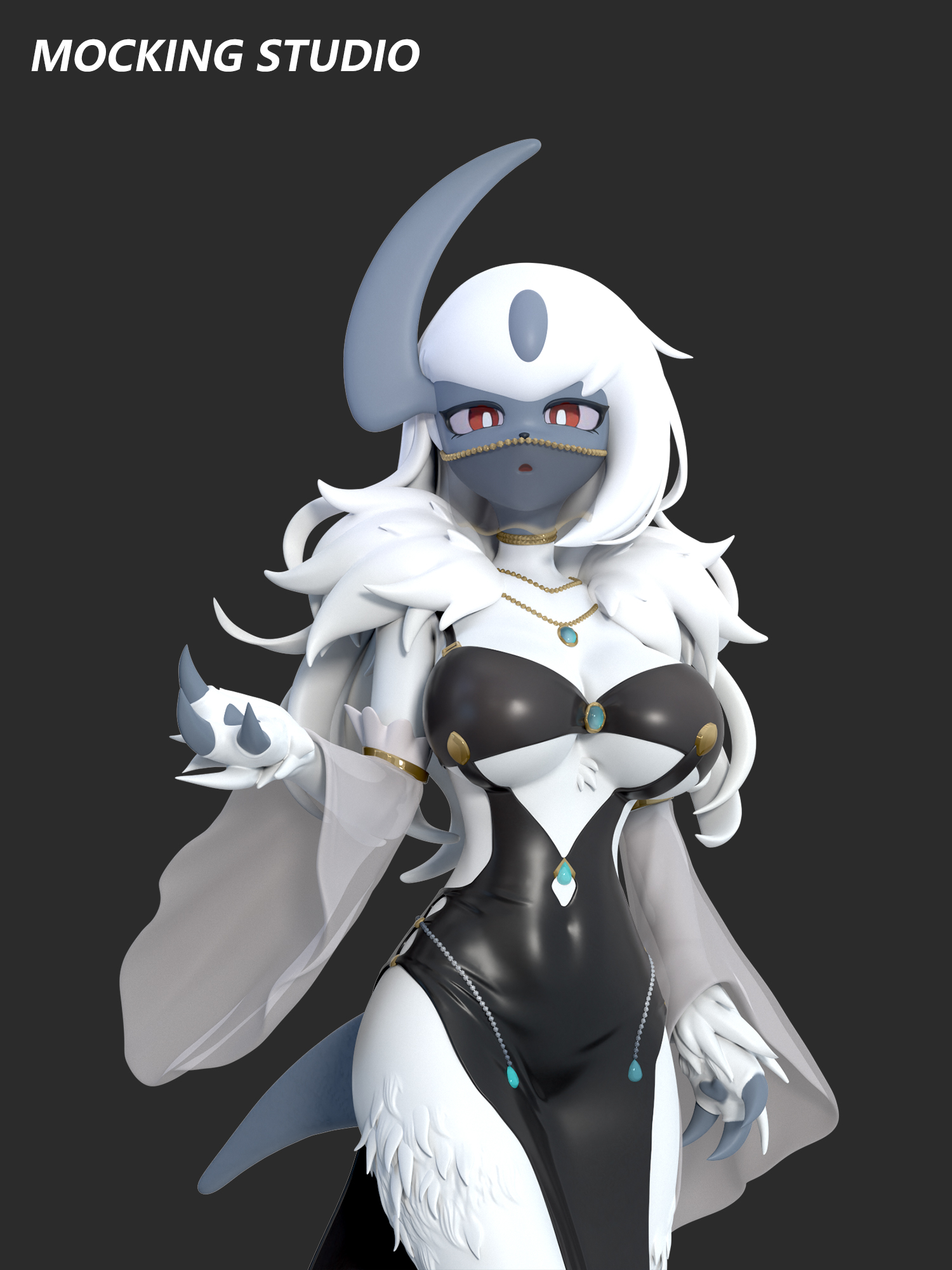 Zhu Yi Wan Jia Studio - Pokémon Big Breasts Absol Statue(GK)