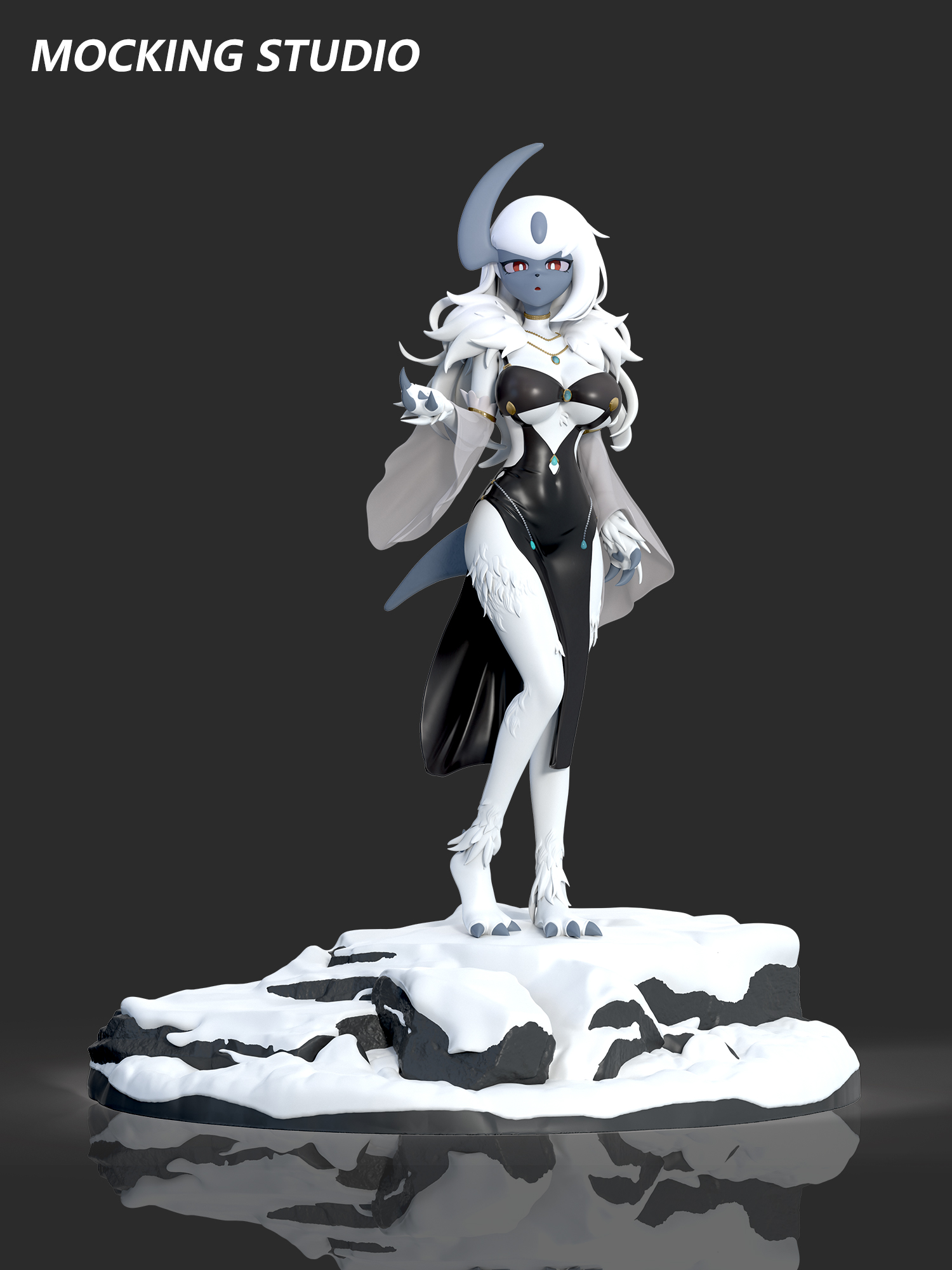 Zhu Yi Wan Jia Studio - Pokémon Big Breasts Absol Statue(GK)