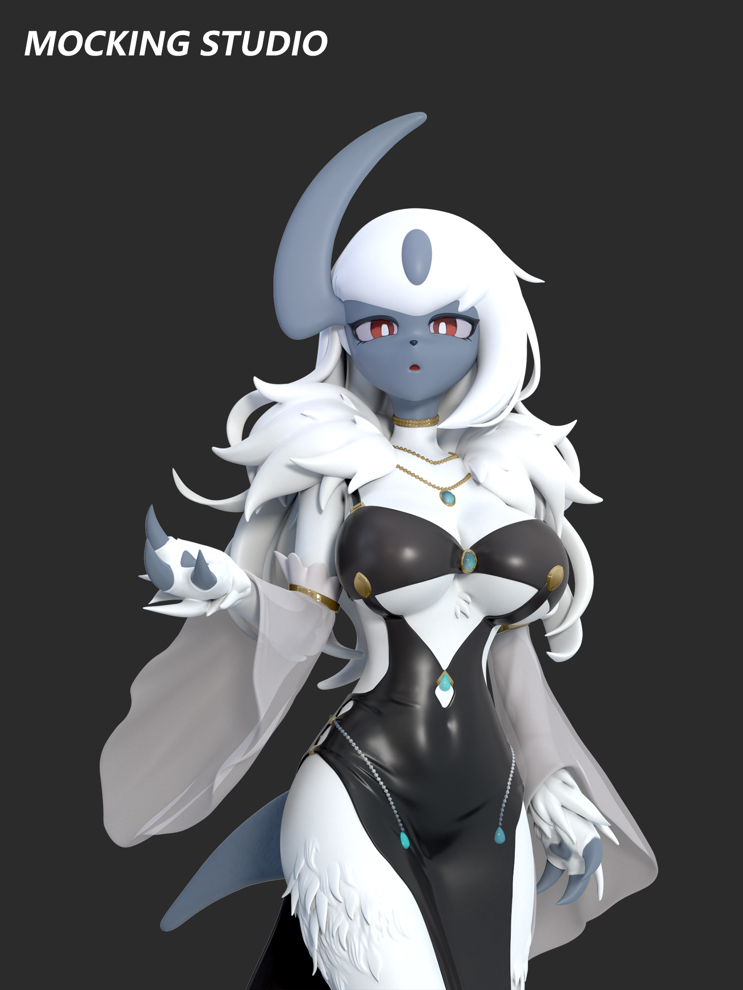 Zhu Yi Wan Jia Studio - Pokémon Big Breasts Absol Statue(GK)