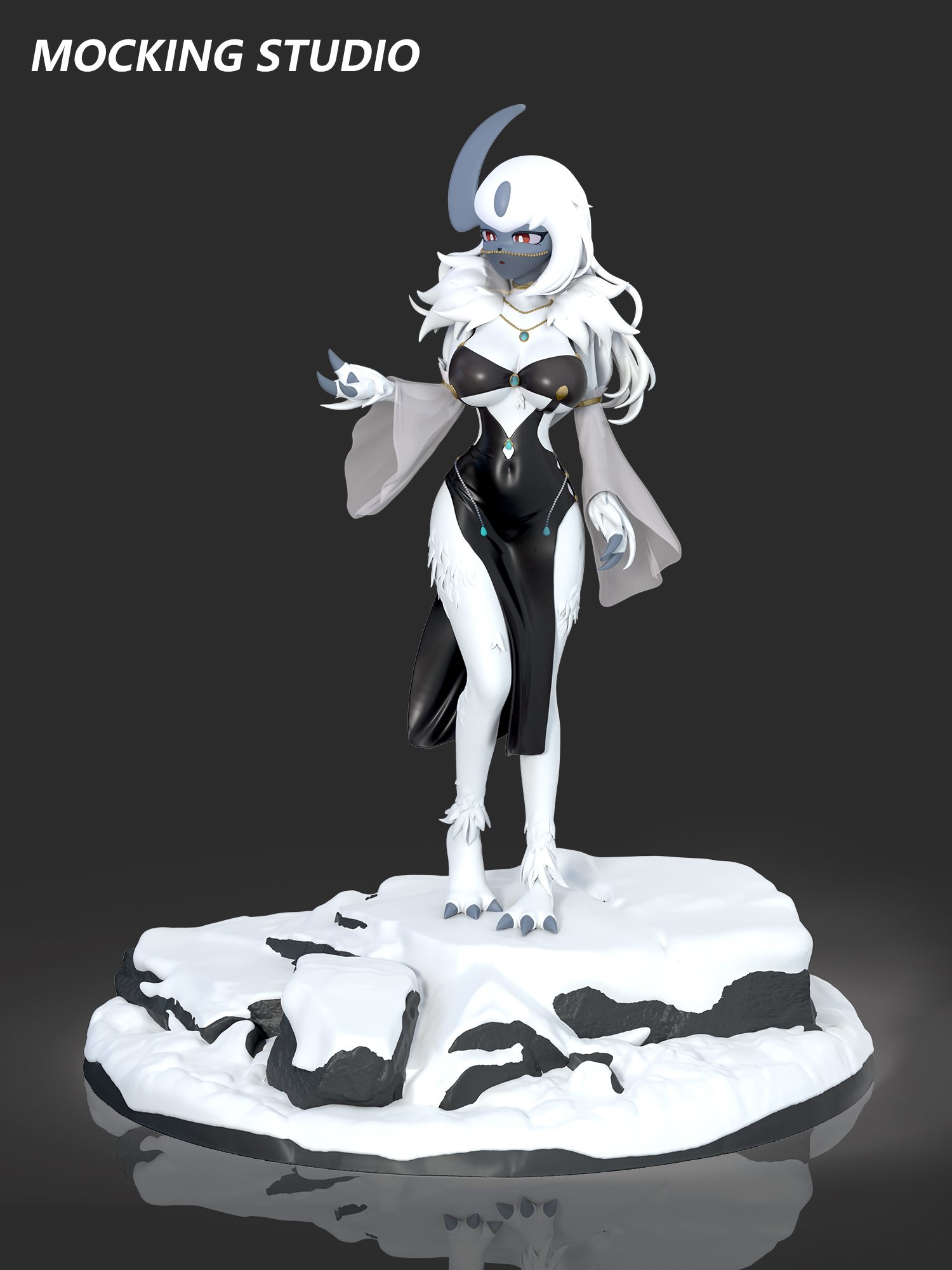 Zhu Yi Wan Jia Studio - Pokémon Big Breasts Absol Statue(GK)