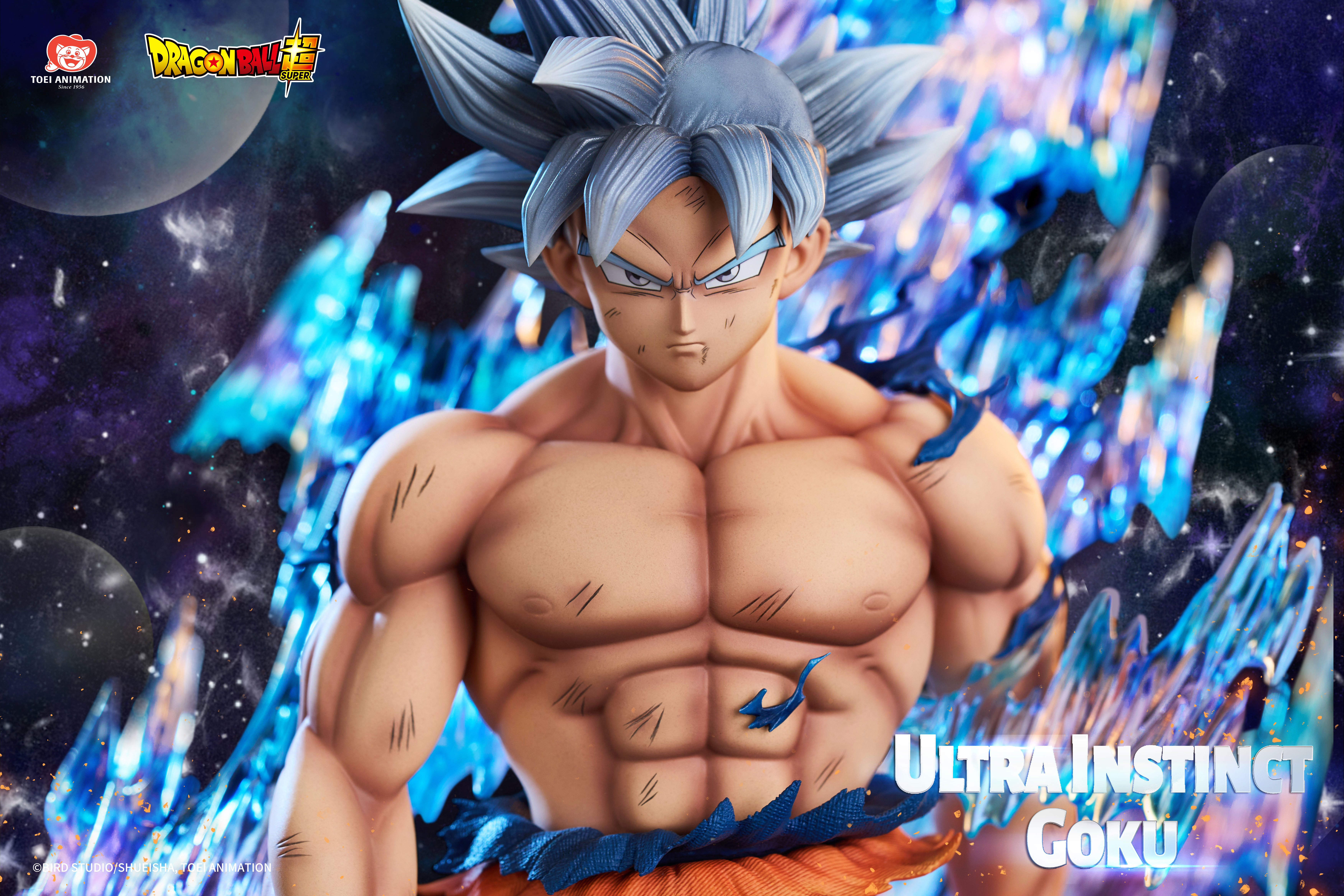 Light Year Studio - Dragon Ball Super Collectible Statue Ultra Instinct Son Goku (Licensed)