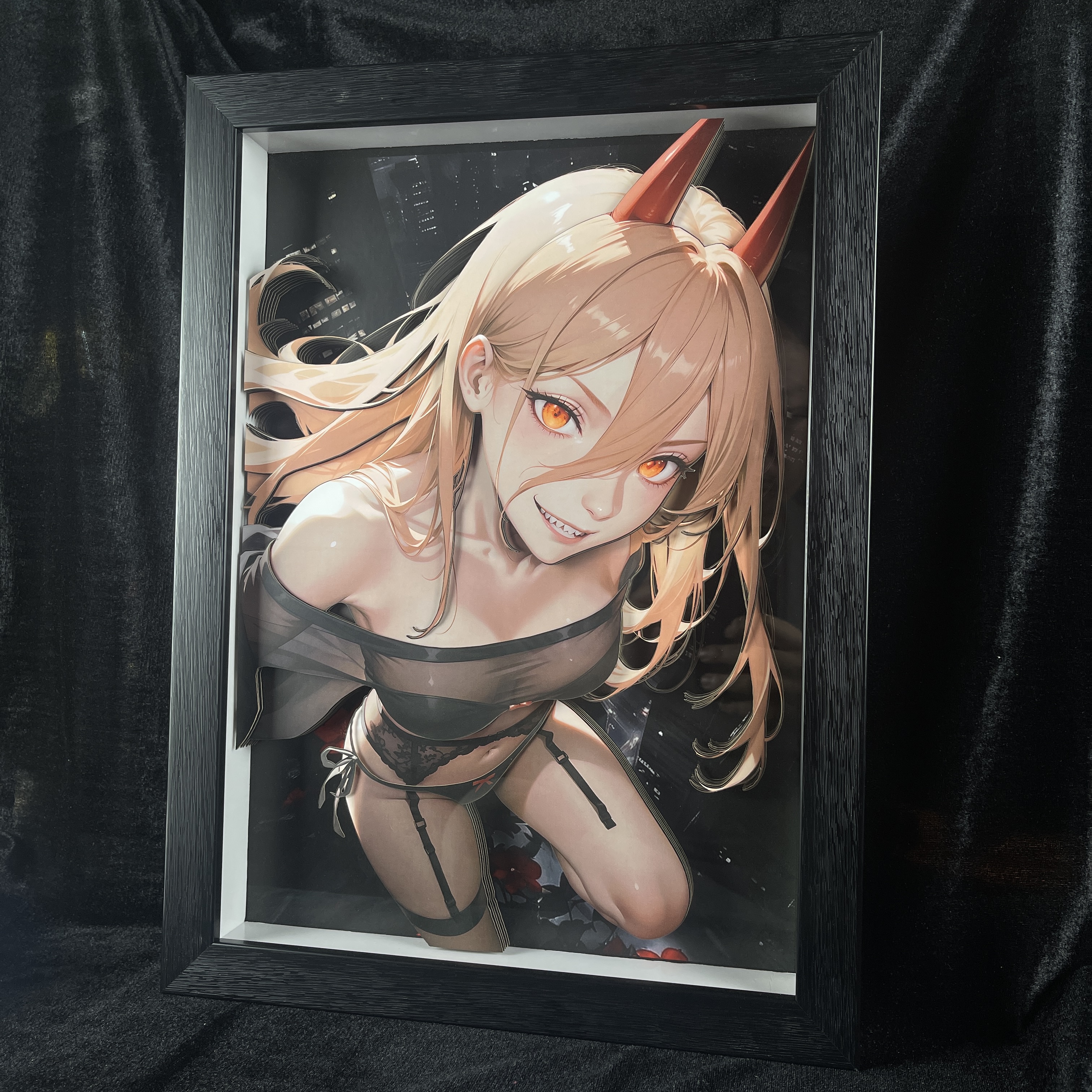 B&W Studio - Chainsaw Man power 3D Decorative Painting