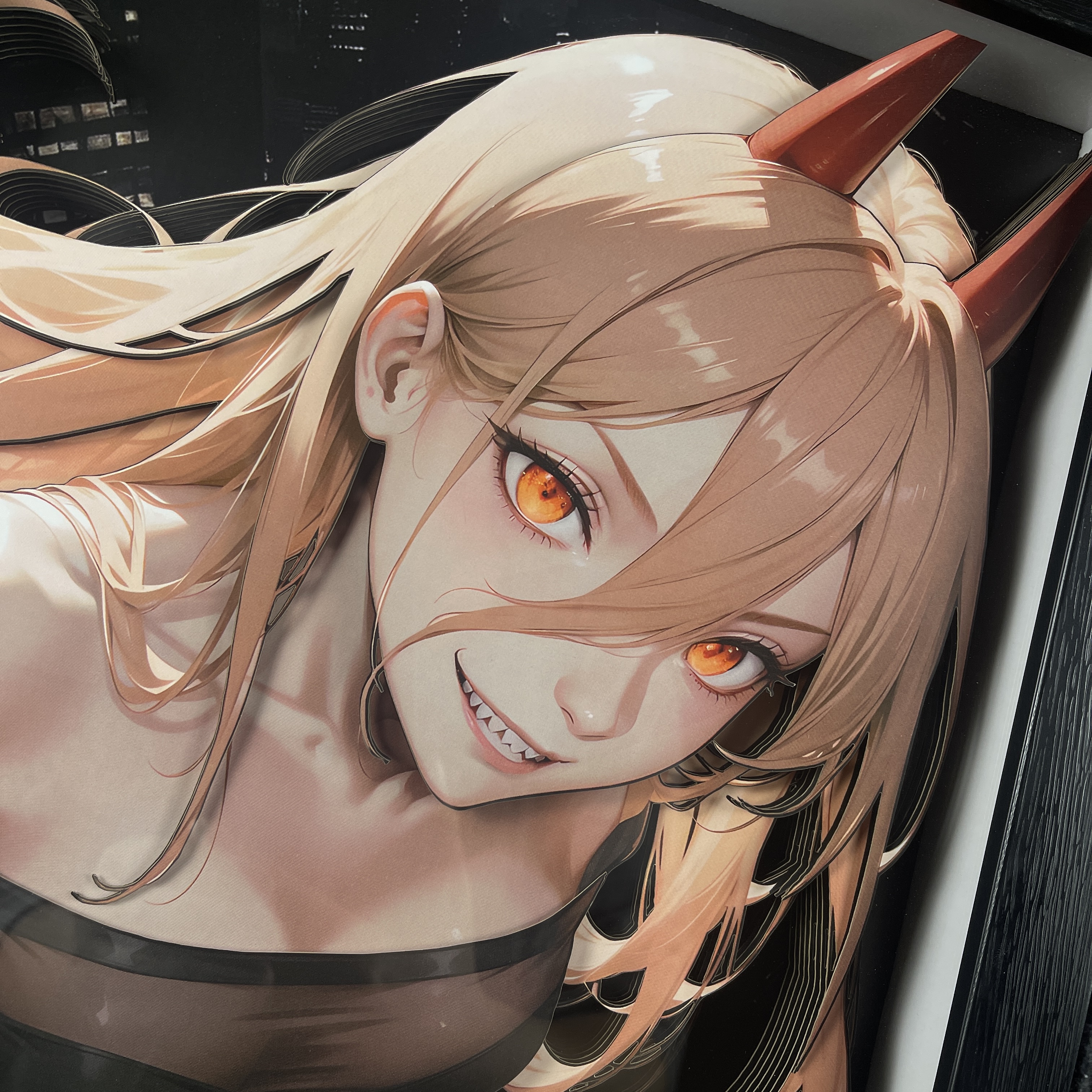 B&W Studio - Chainsaw Man power 3D Decorative Painting