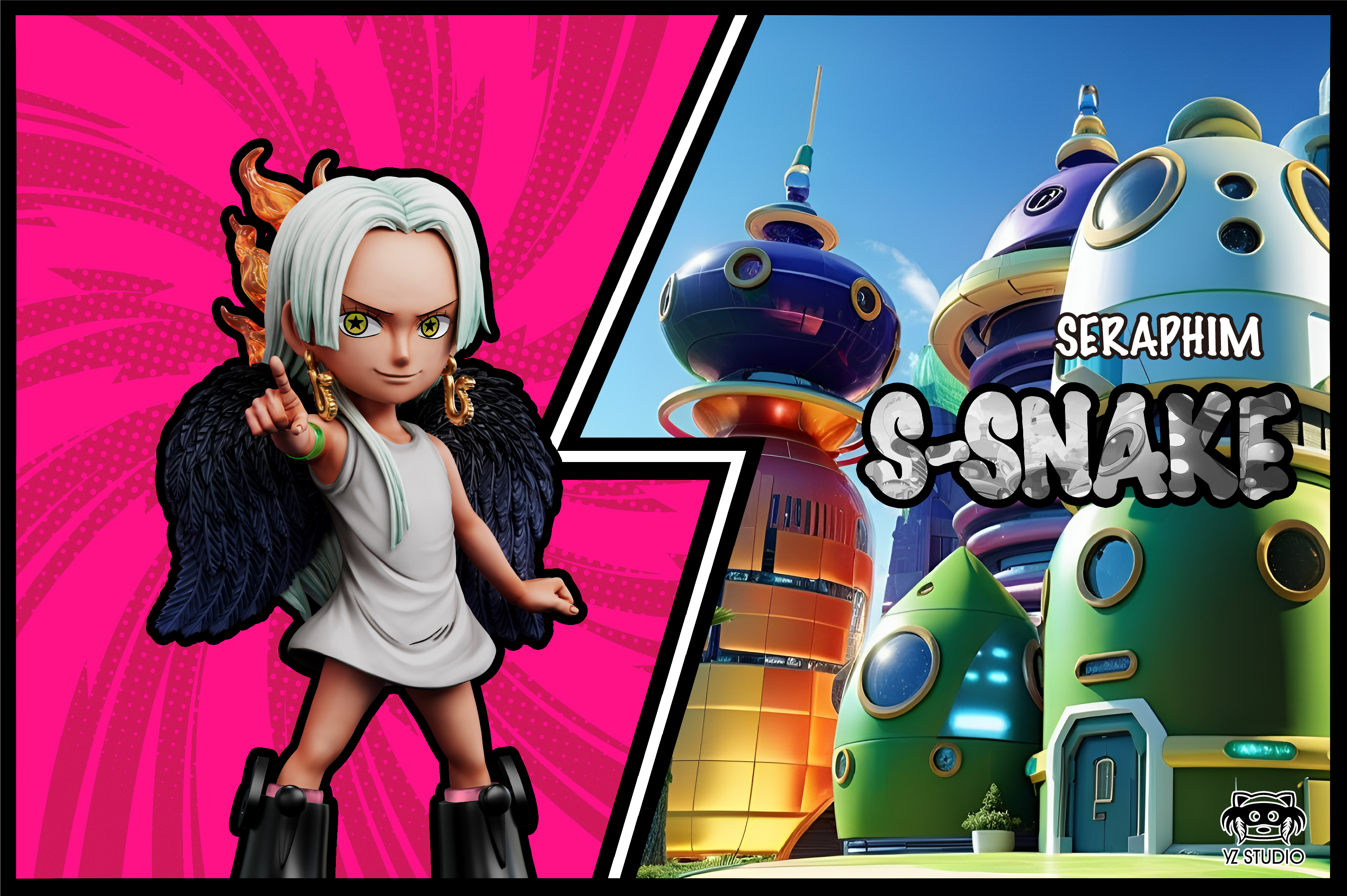 YZ Studio - One Piece Egghead Arc #10 Seraphim S-Snake