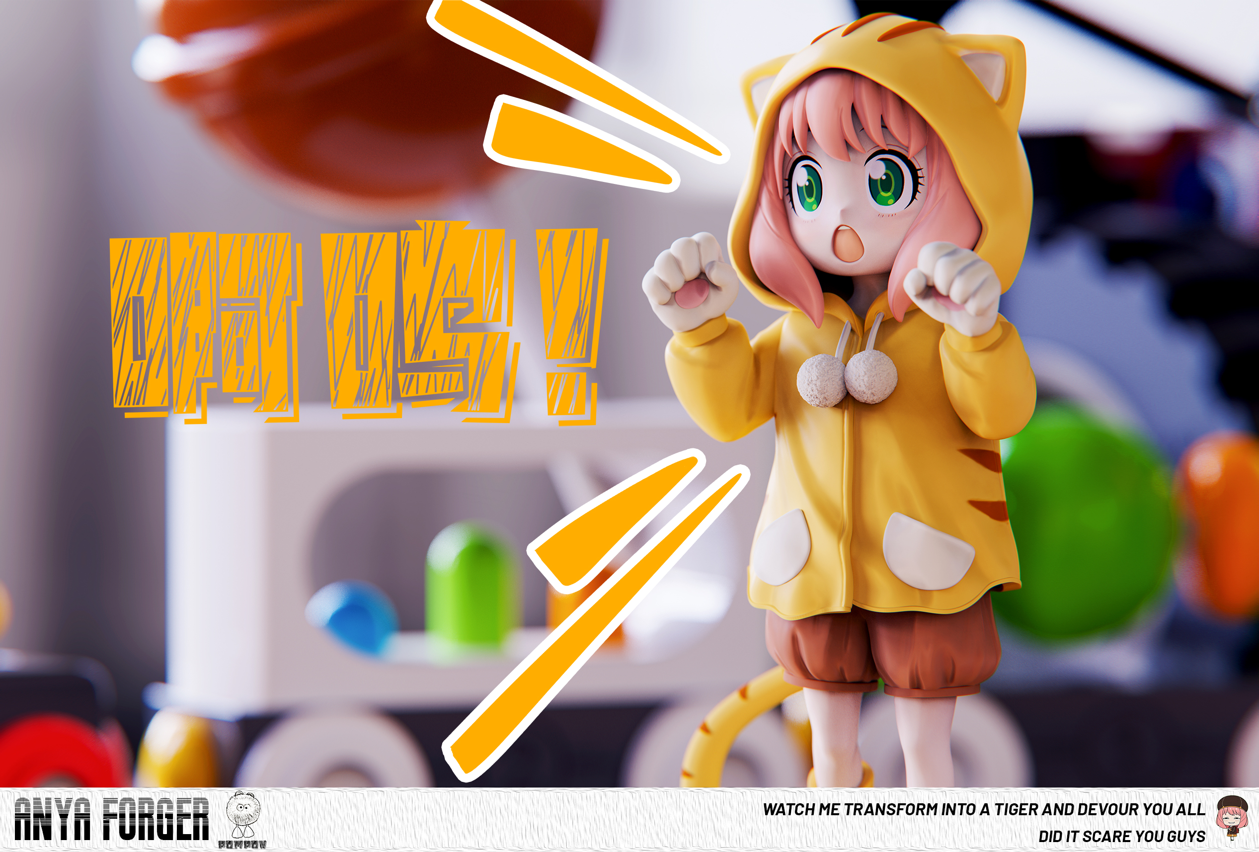 PomPon Studio - Spy x Family Tiger Pajamas Anya