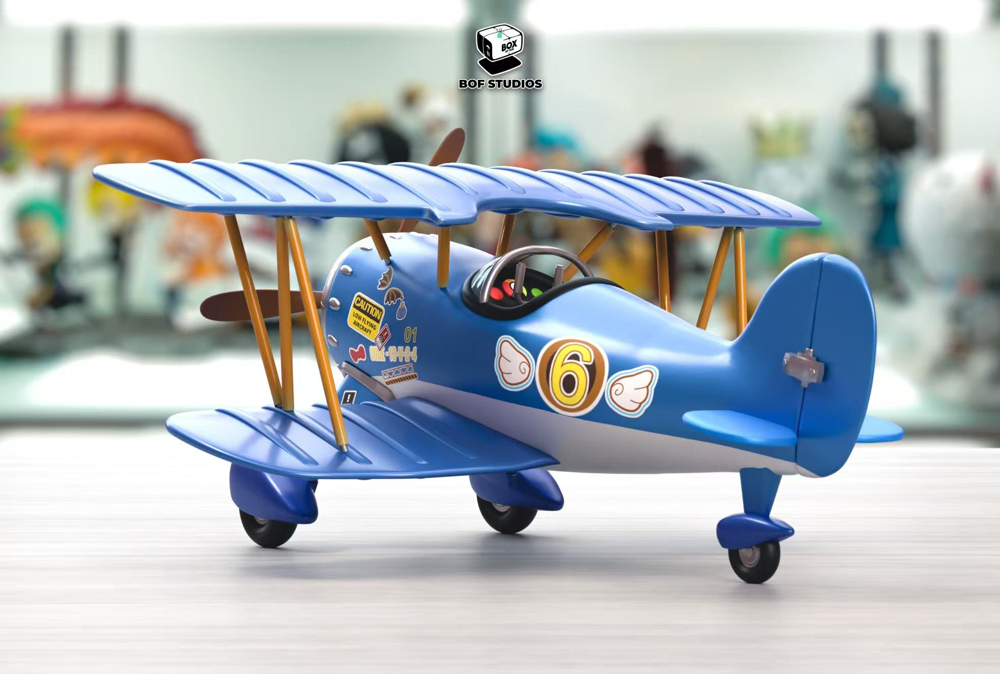 BOF Studio - Dr. Slump 6th Anniversary Arale Airplane Background Model