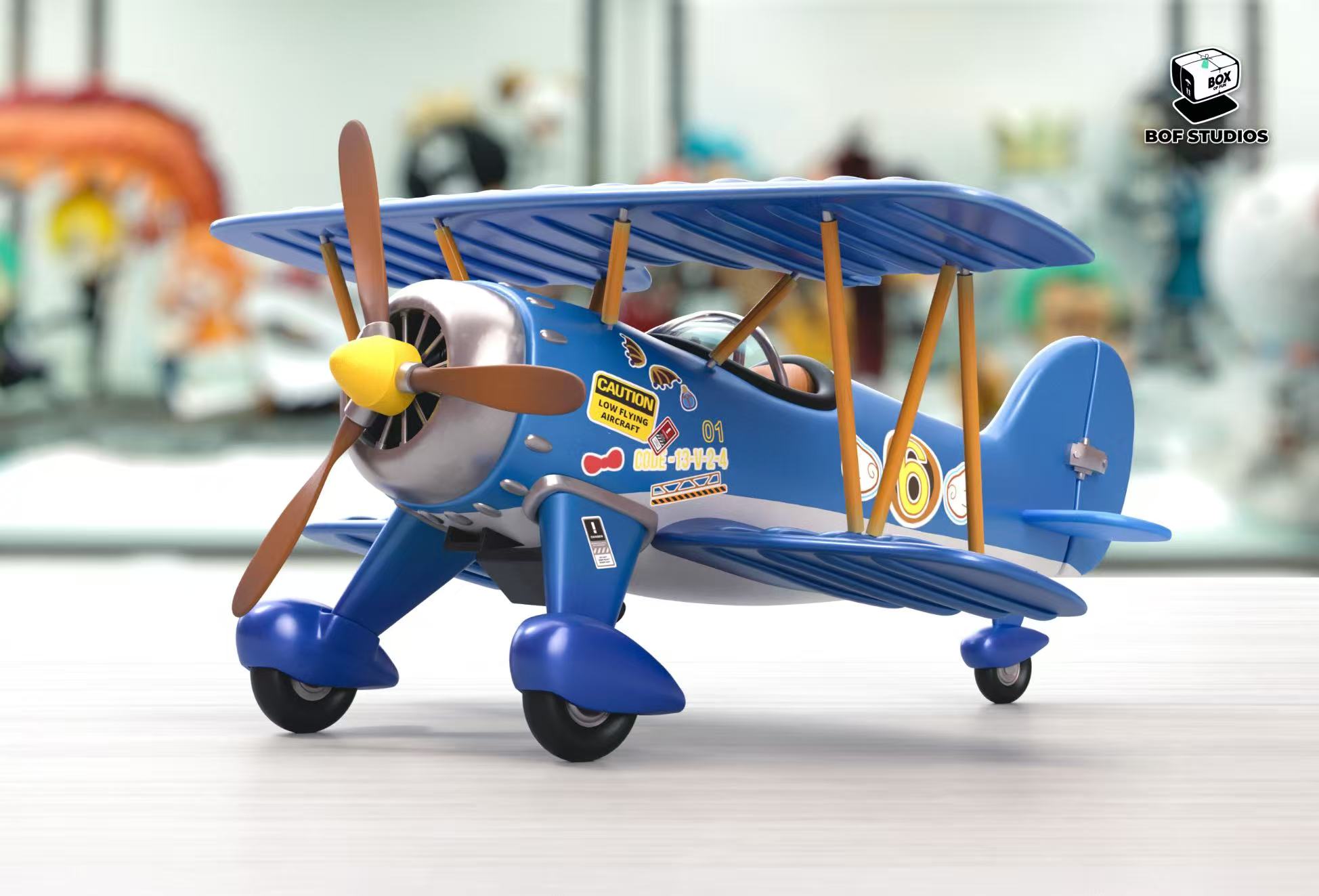BOF Studio - Dr. Slump 6th Anniversary Arale Airplane Background Model