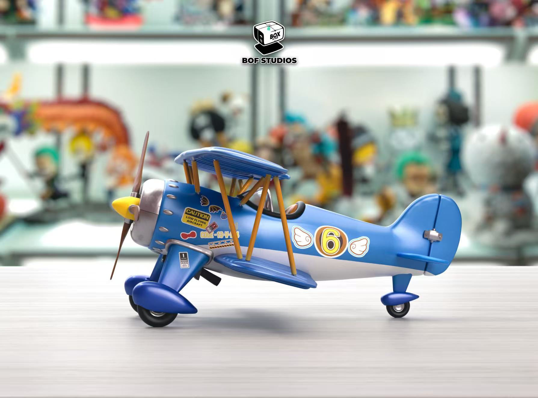 BOF Studio - Dr. Slump 6th Anniversary Arale Airplane Background Model
