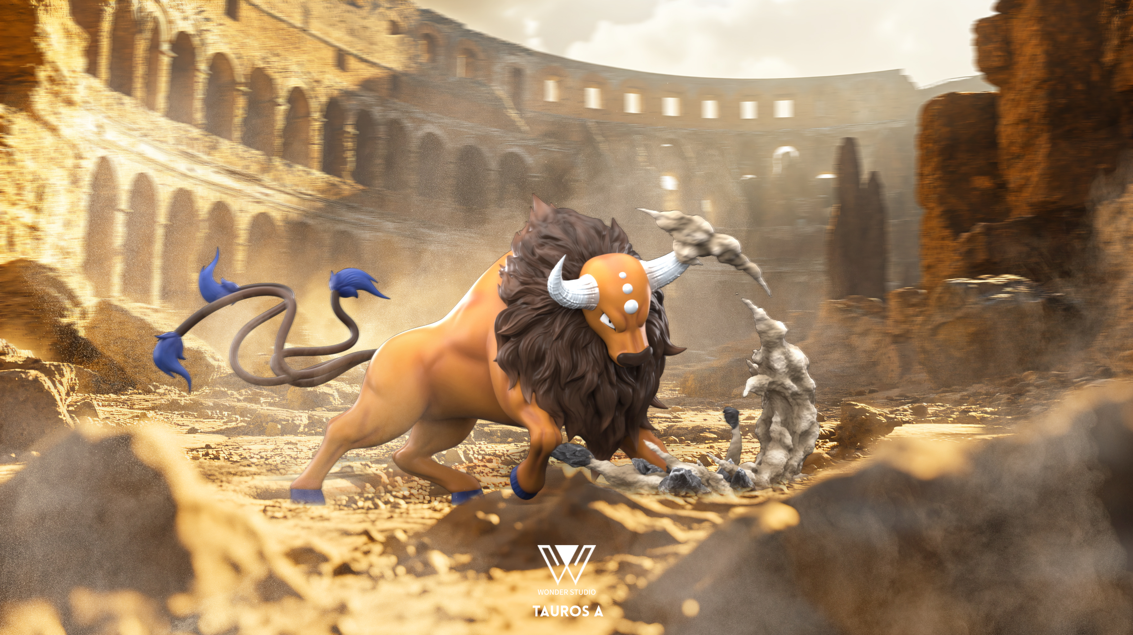 Wonder Studio - Pokémon Tauros