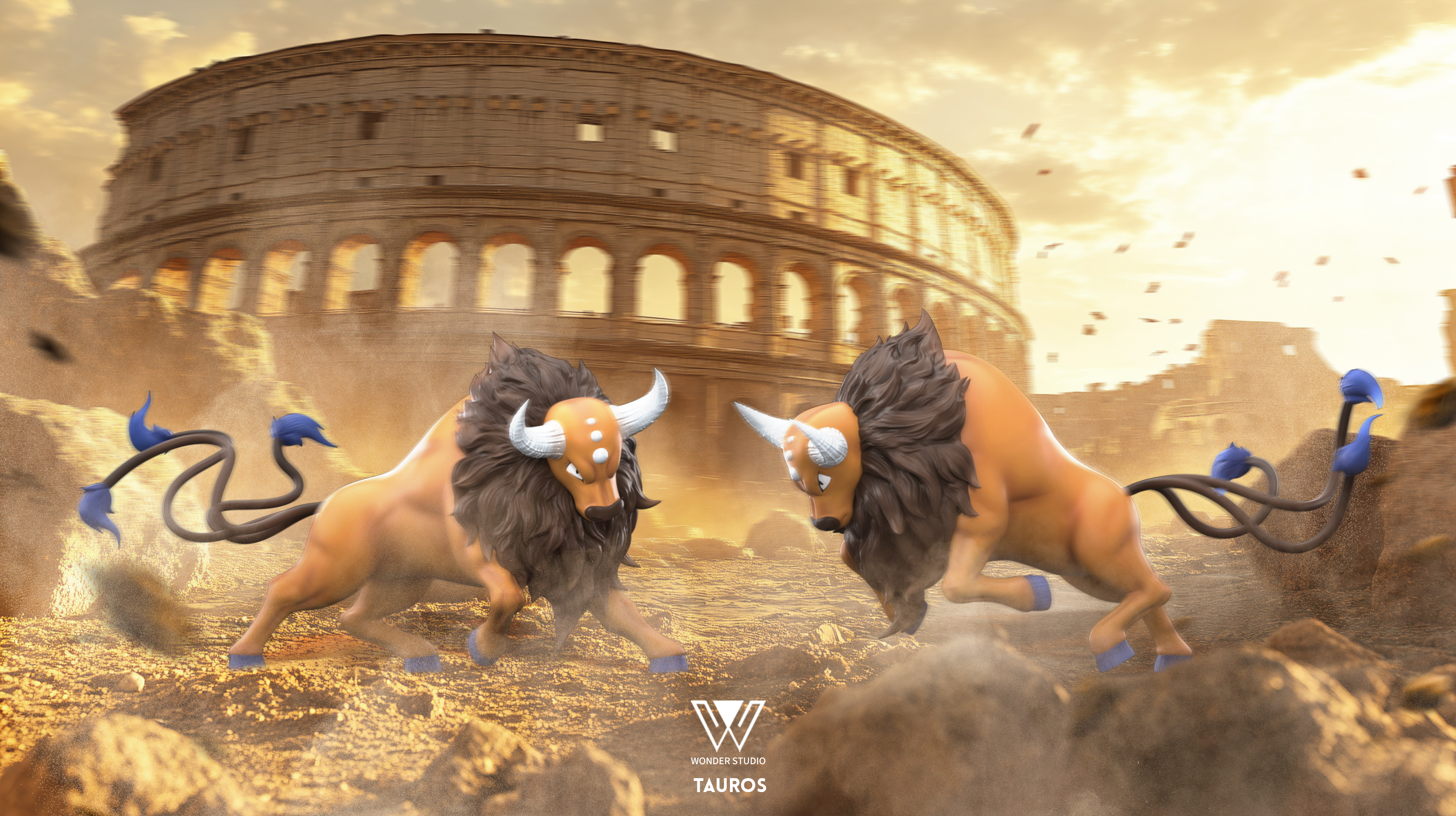 Wonder Studio - Pokémon Tauros