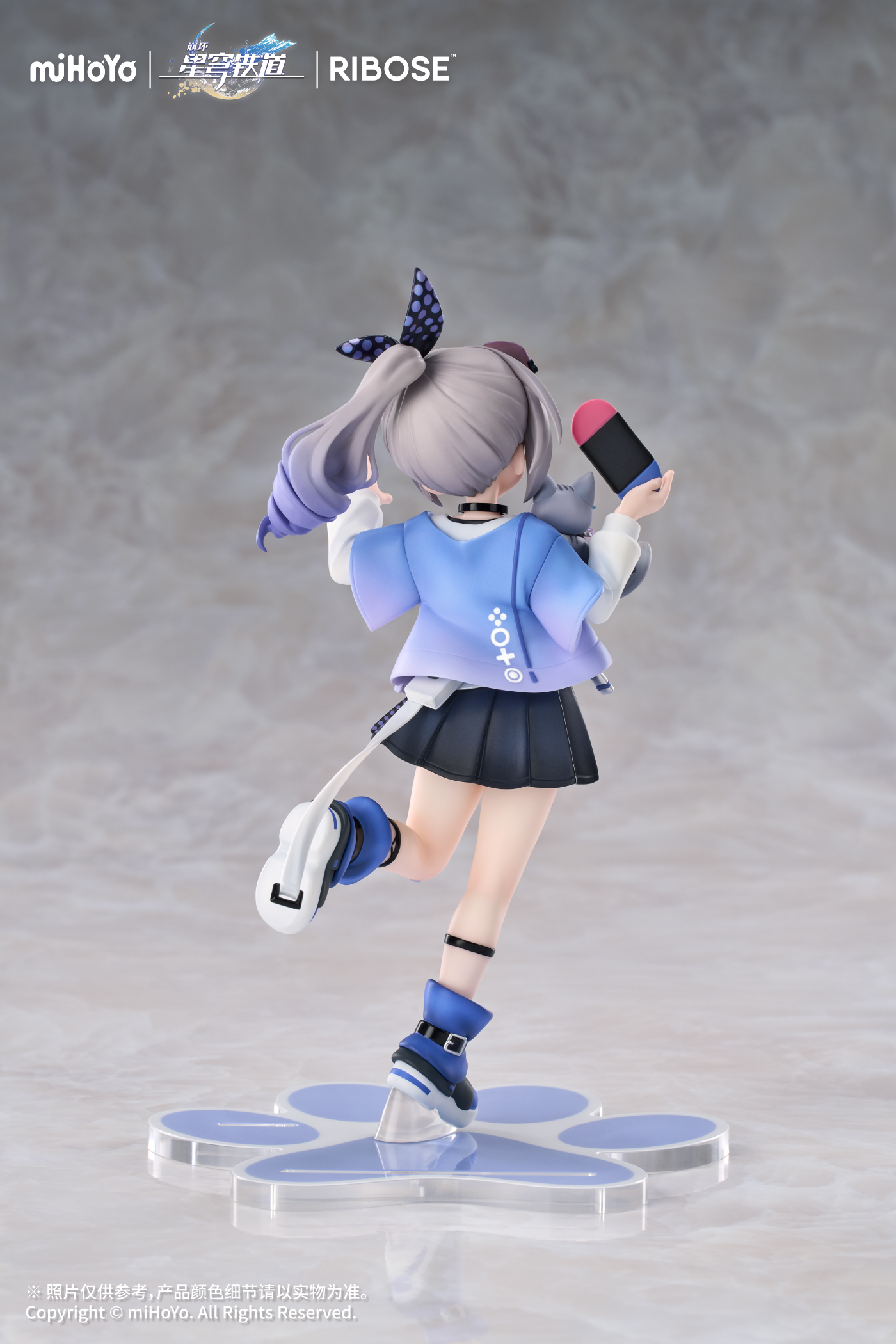 RIBOSE - Honkai: Star Rail Chibi Cat Series Figure Silver Wolf Ver. Complete Figure (Licensed)