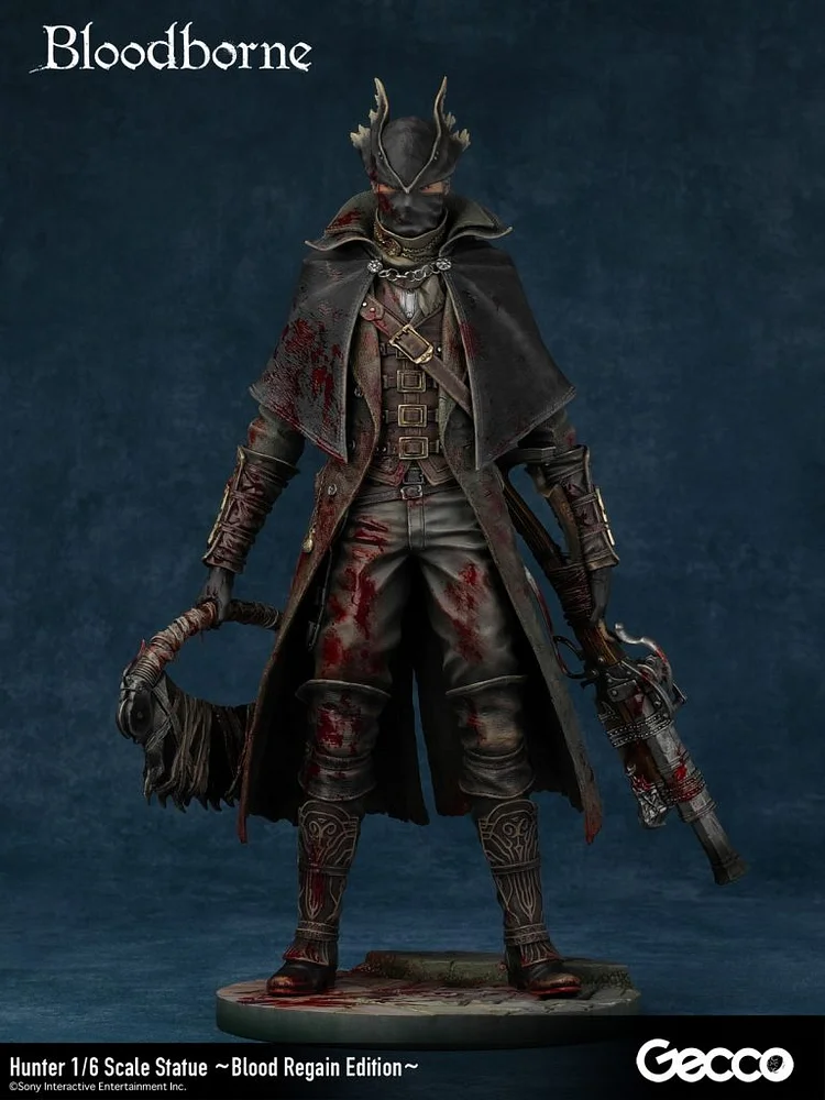 Gecco - Bloodborne Hunter 1/6 Scale Statue Blood Regain Edition 46736GC (Licensed) Statue(GK)