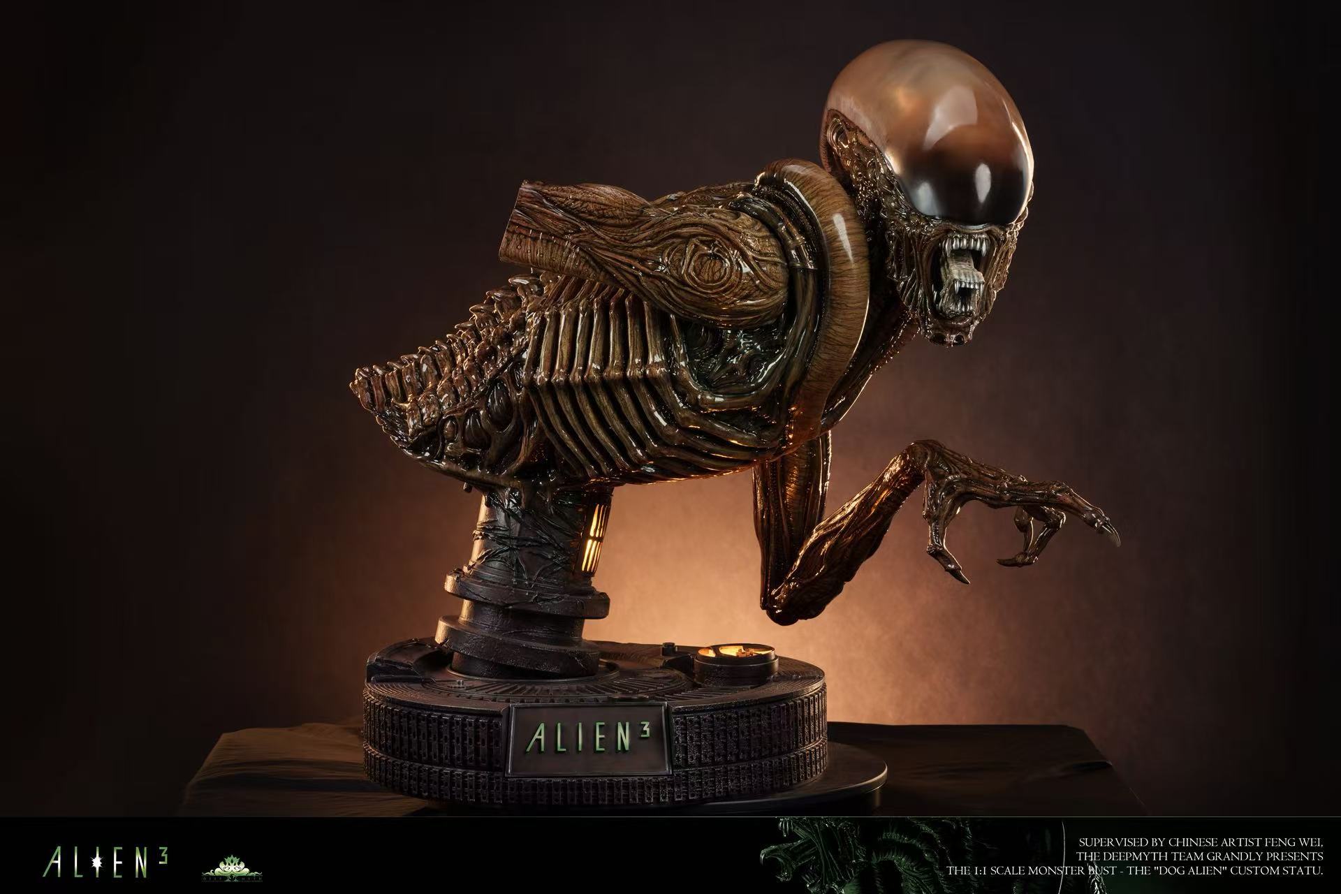  Deepmyth Studio Runner Alien Resin Statue Alien 3 Dog Alien GK Figure