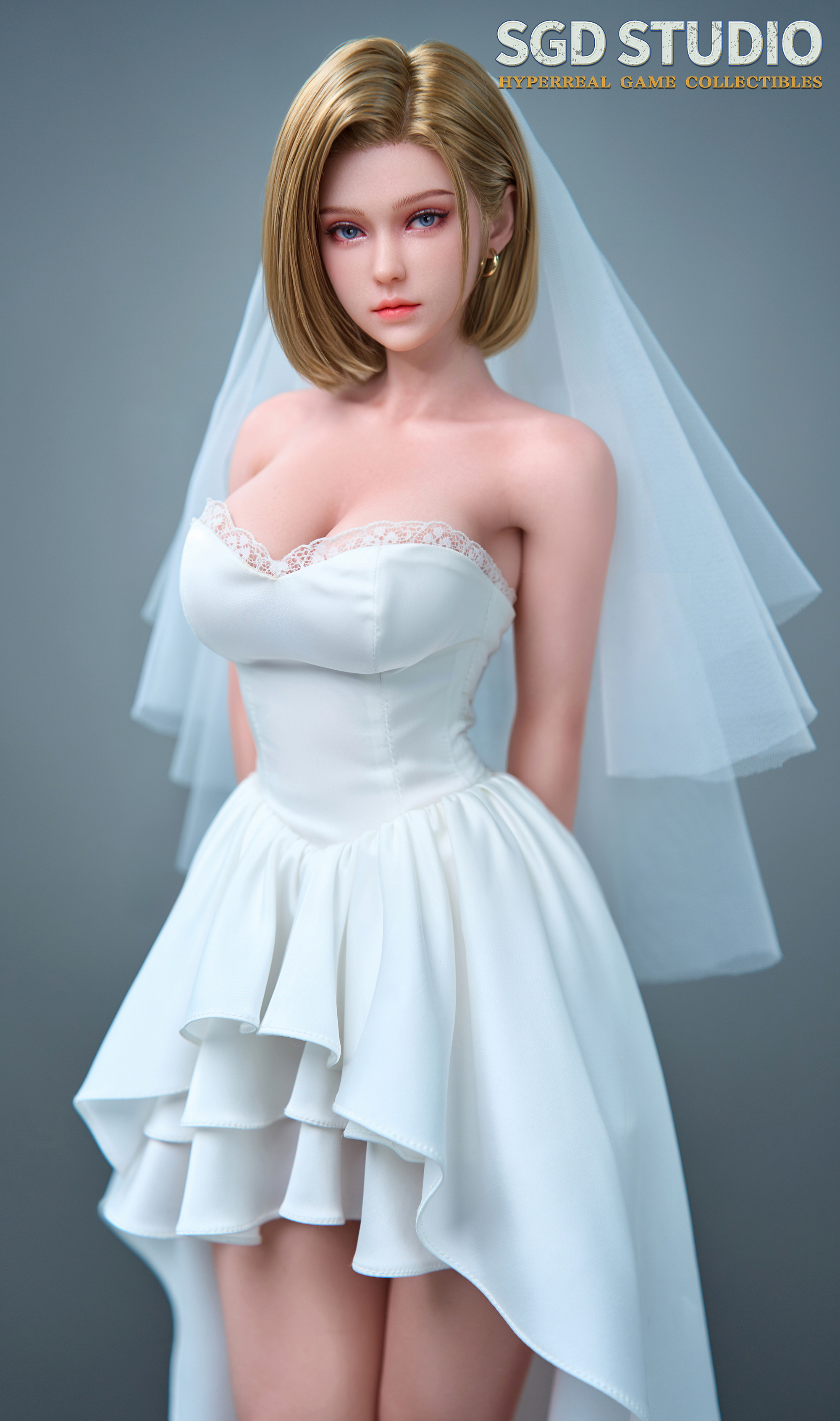 SGD Studio 008 Blonde Combat Girl 62cm Tall 1/3 Scale, Fully Articulated Silicone Figure