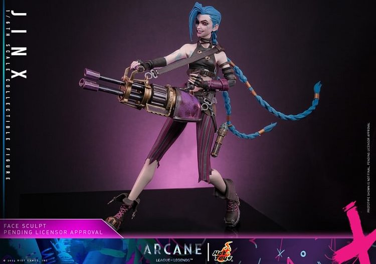 HotToys - Jinx‌ TMS137 League of Legends: Arcane Season 2 (Licensed) 1/6 Action Figure