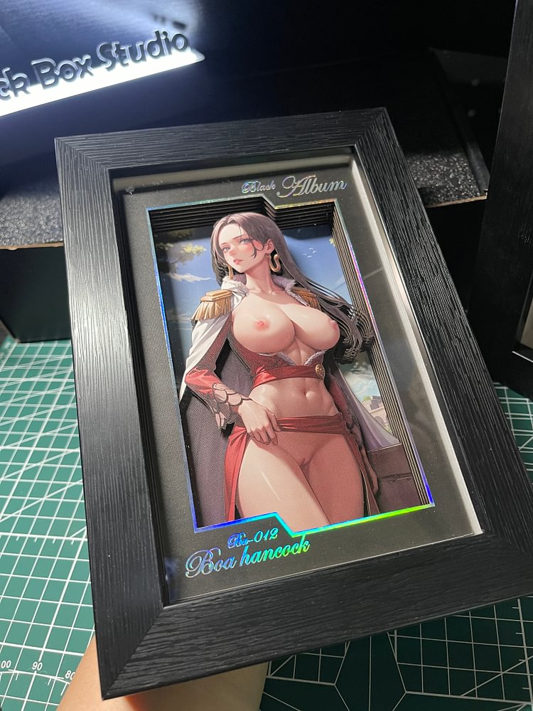 IN-STOCK Black Box Studio - One piece Decorative Frame of Boa Hancock Scene