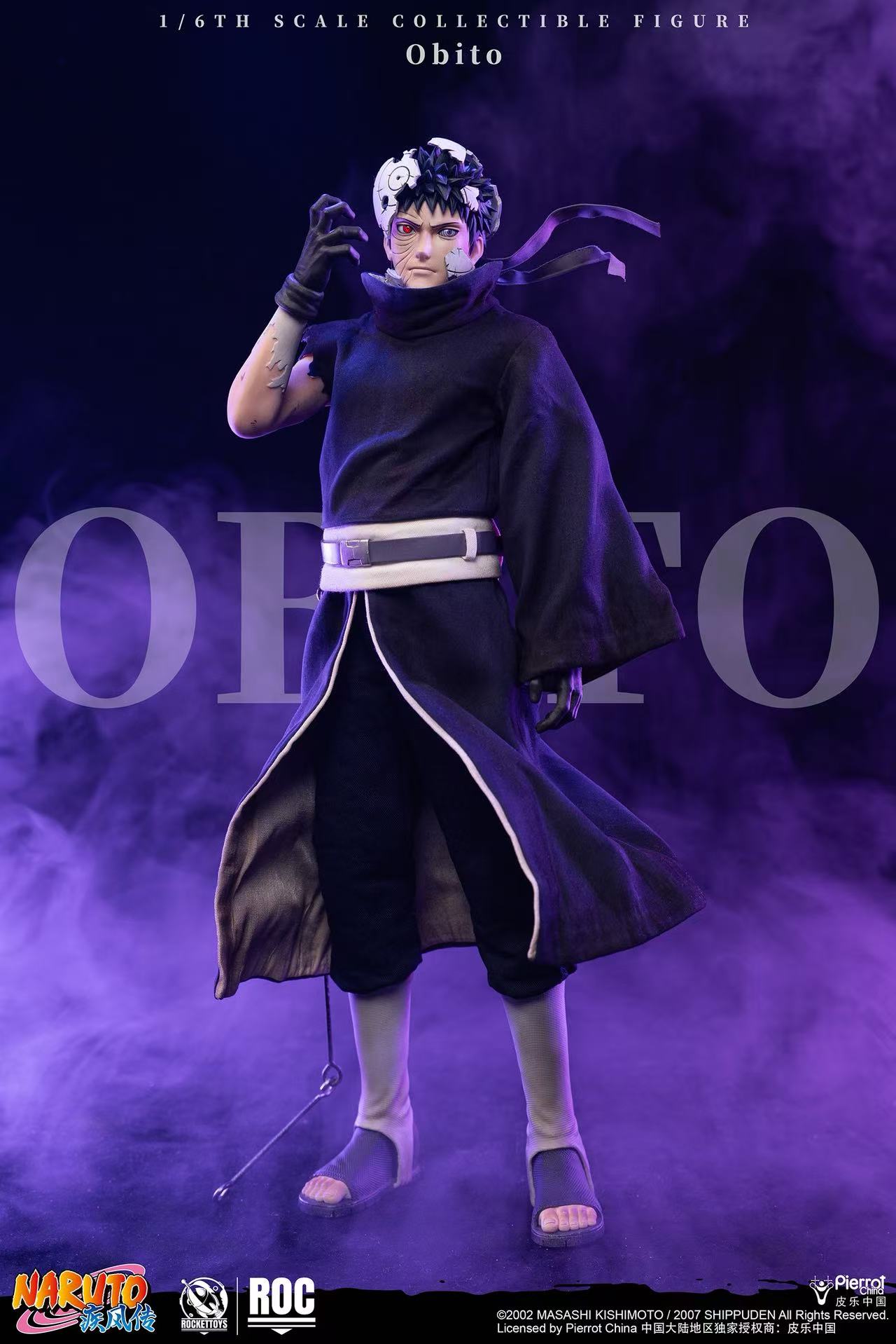 ROCKETTOYS Studio Naruto Shippuden Obito Uchiha 1/6 Scale Action Figure ROC-022 (Licensed)