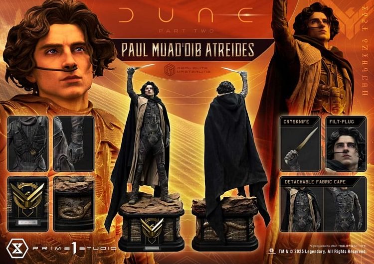 Prime 1 Studio - Real Elite Masterline Dune: Part Two (Film) Paul Atreides REMDUNE2-01 REMDUNE2-01UT REMDUNE2-01UTS (Licensed) Action Figure-Statue Master