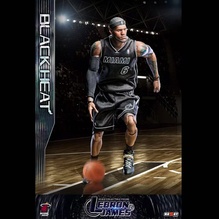 ReSet Studio - NBA Moment Series Miami Heat LeBron James Set 1/6 Statue(GK) Sports Celebrities-Statue Master