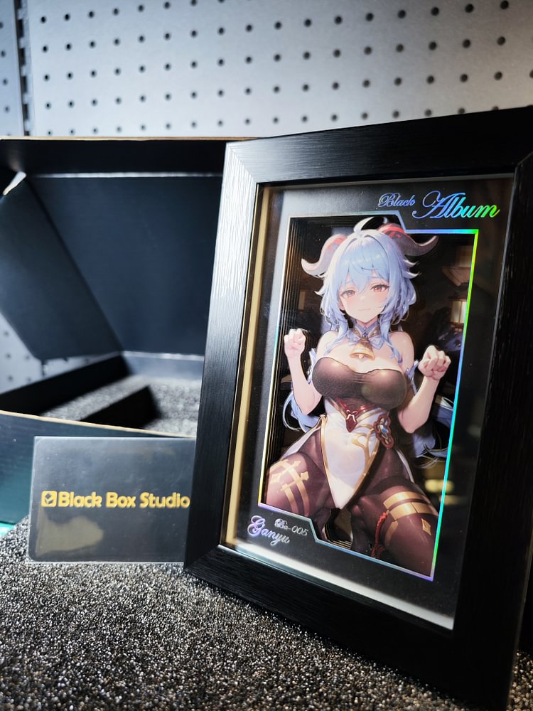 IN-STOCK Black Box Studio - Genshin Impact - Decorative Frame of BA-005 Ganyu Scene Painting (Audlt 18+)-Statue Master