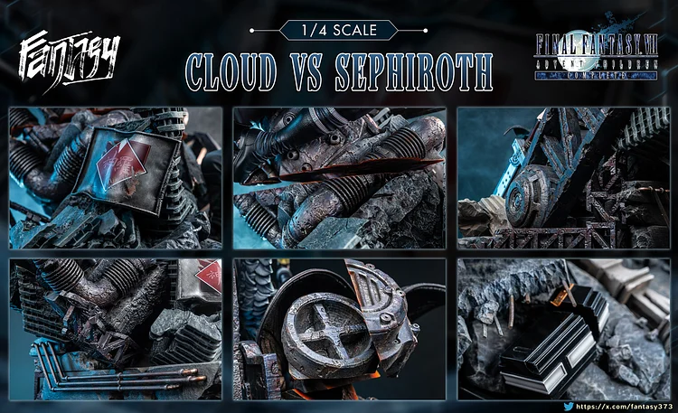 FANTASY Studio & Dragon Studio - Final Fantasy Sephiroth VS Cloud Strife 1/4 Statue(GK)