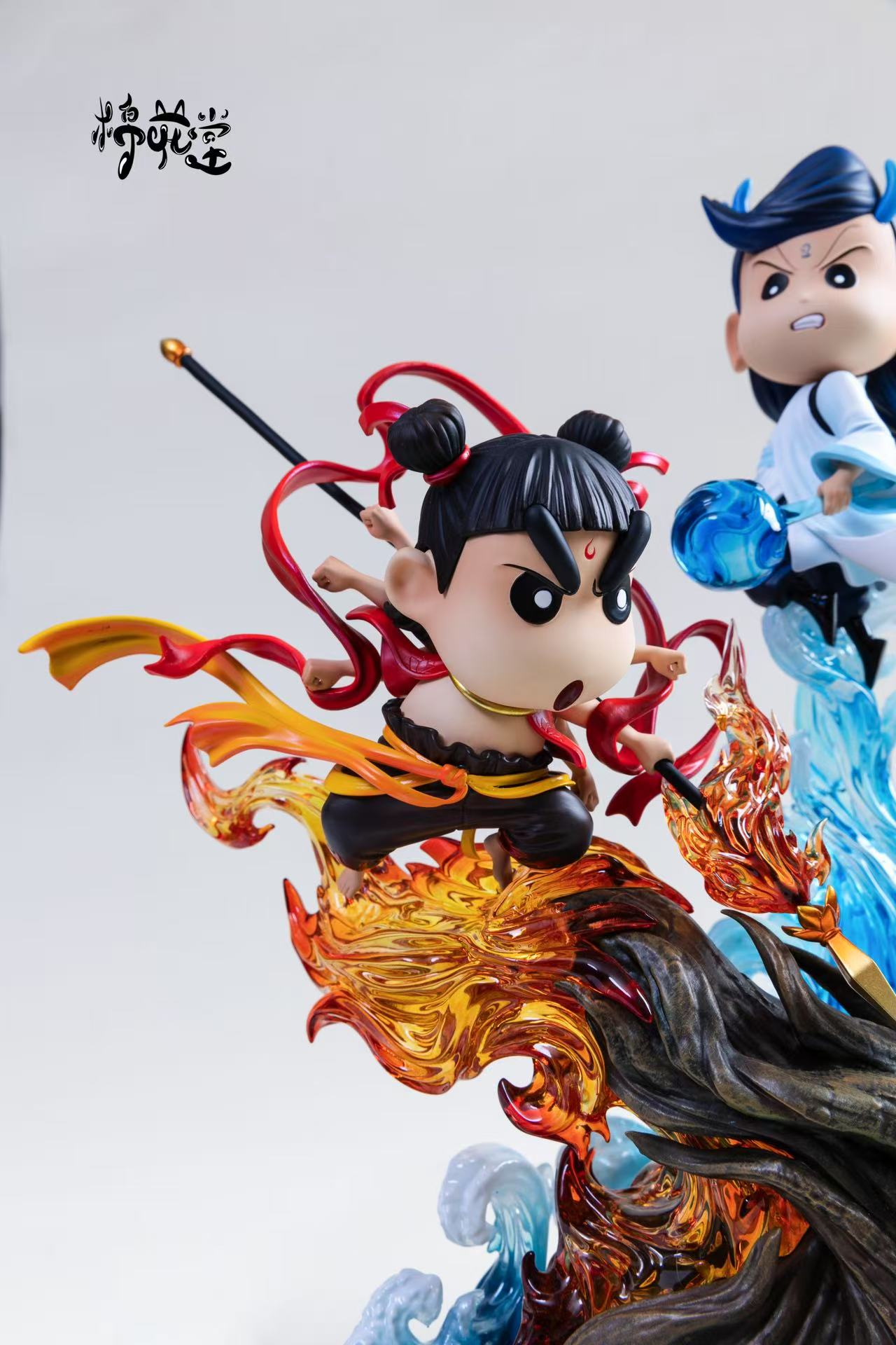 M.H.T Studio - Crayon Shin chan Shinnosuke Nohara & Masao Sato & Toru Kazama COS Fengshen Series Nezha Statue(GK)
