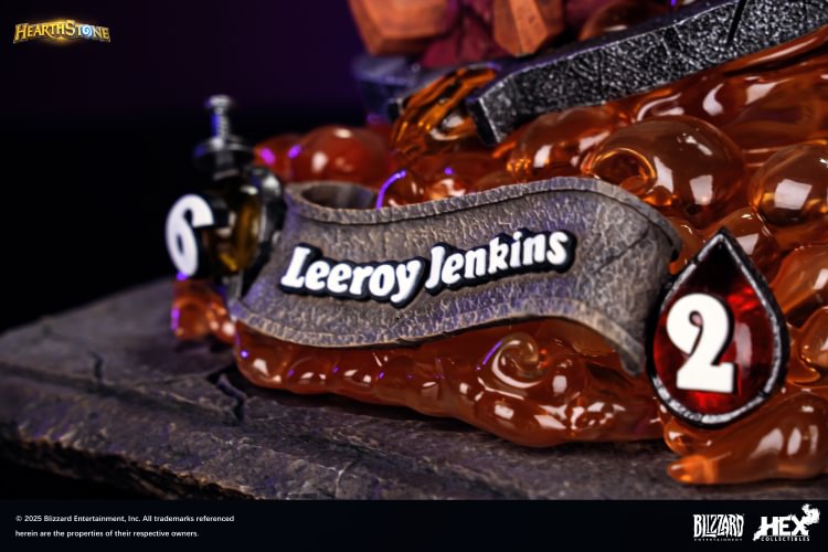 HEX Collectibles Studio & BLIZZARD ENTERTAINMENT - Hearthstone Leeroy Jenkins 1/6 *& 1/10 Statue (Licensed)-Statue Master
