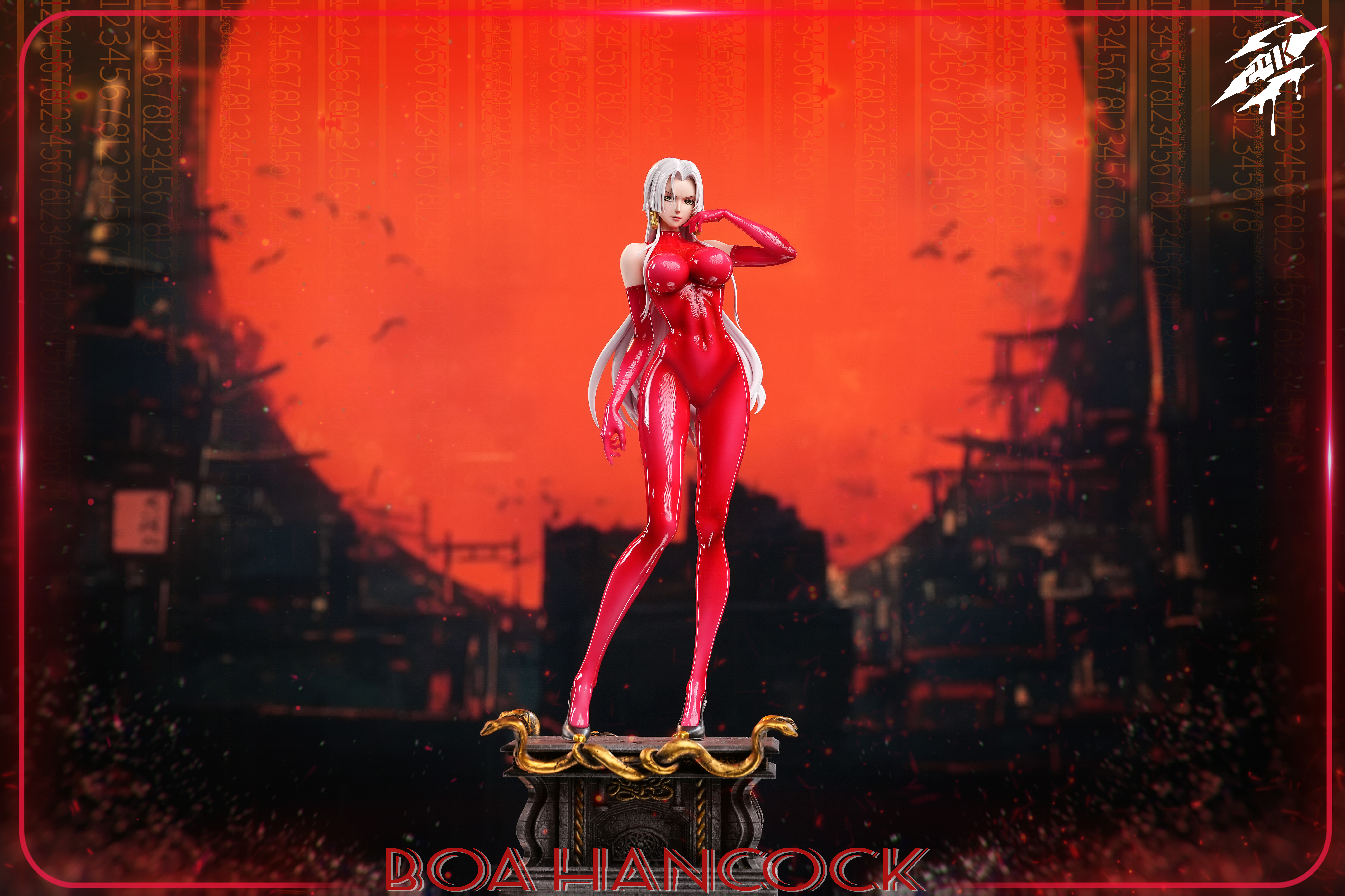 24K Studio - One Piece Latex Suit Series #1 Boa Hancock Statue(GK)