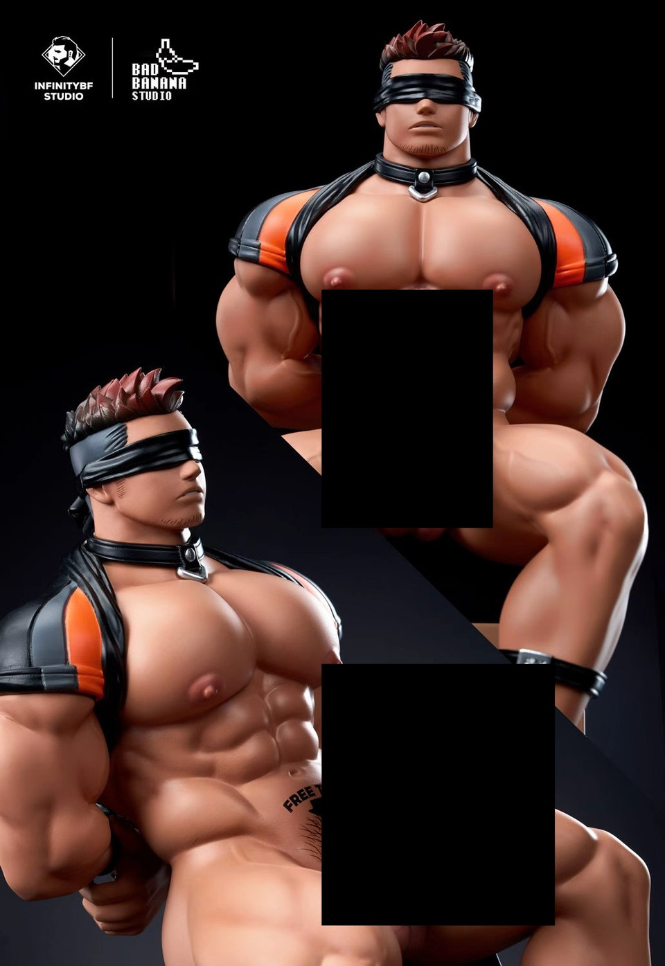 INFINITYBF & BAD BANANA Studio - Trainee courier Harris Statue(GK)