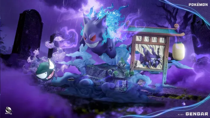 Raven Studio - Pokemon Gengar(Licensed)Statue 