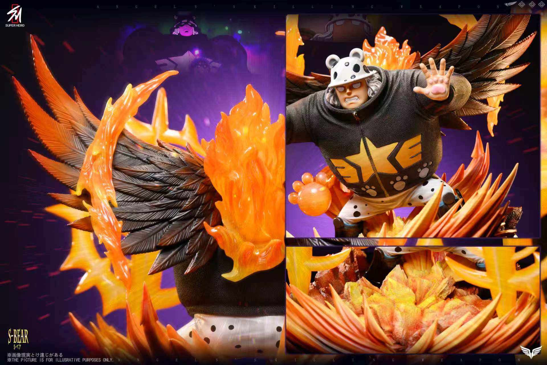 SUPER HERO studio Seraphi Warlords of the Sea  One Piece