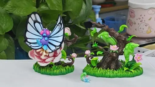 Game Master Studio - Caterpie Evolution Set Pokemon Statue 