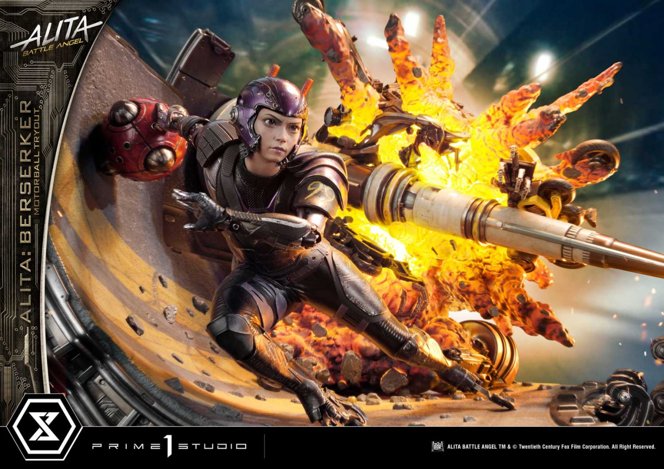 Prime 1 Studio - Premium Masterline Alita: Battle Angel (Film) Alita: Berserker Motorball Tryout PMABA-02S(Licensed) Action Figure