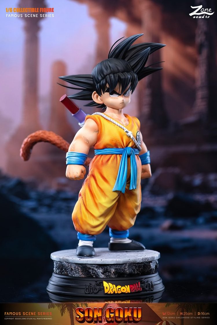Zone Studio - Dragon Ball King Piccolo Saga Childhood Son Goku Statue(GK)
