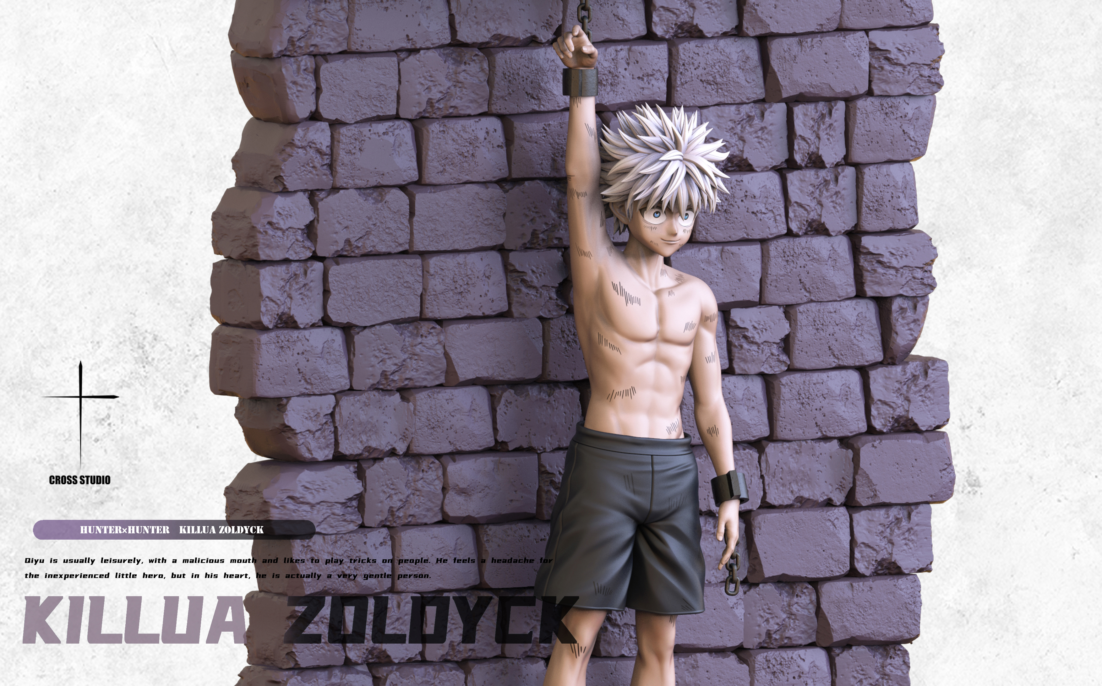 Cross Studio - Hunter x Hunter Hanging and beating Killua Statue(GK)