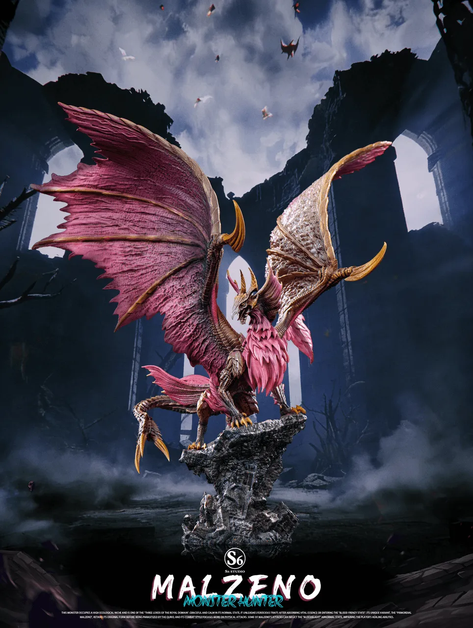 S6 Studio - Malzeno Monster Hunter Statue 