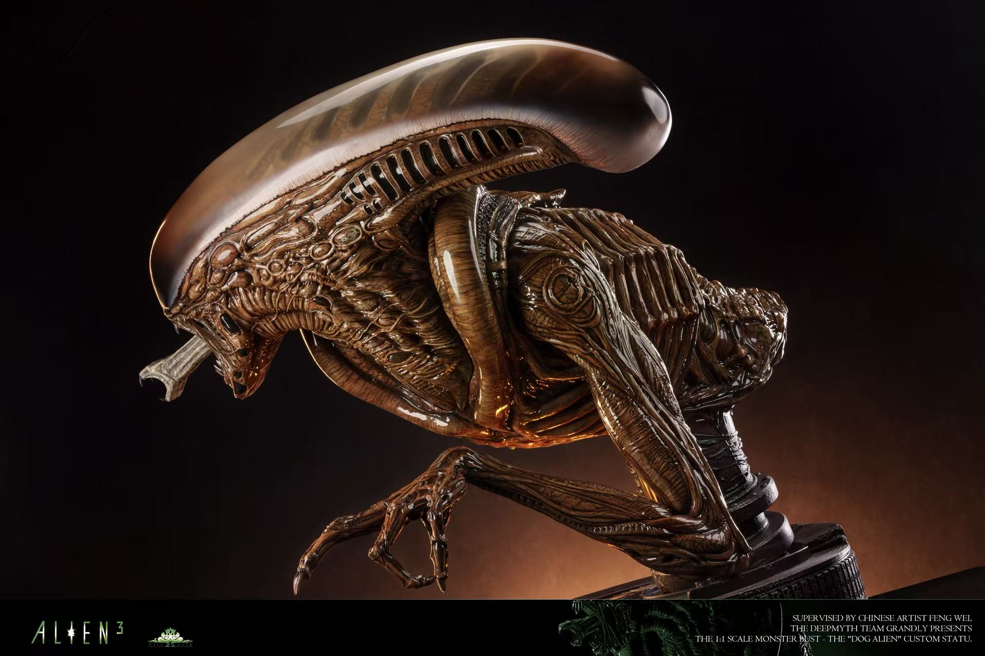  Deepmyth Studio Runner Alien Resin Statue Alien 3 Dog Alien GK Figure