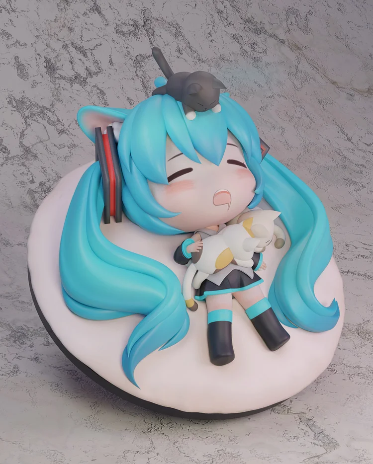 Chao She Studio - Project Sekai Cat Hatsune Miku Statue(GK)-Statue Master