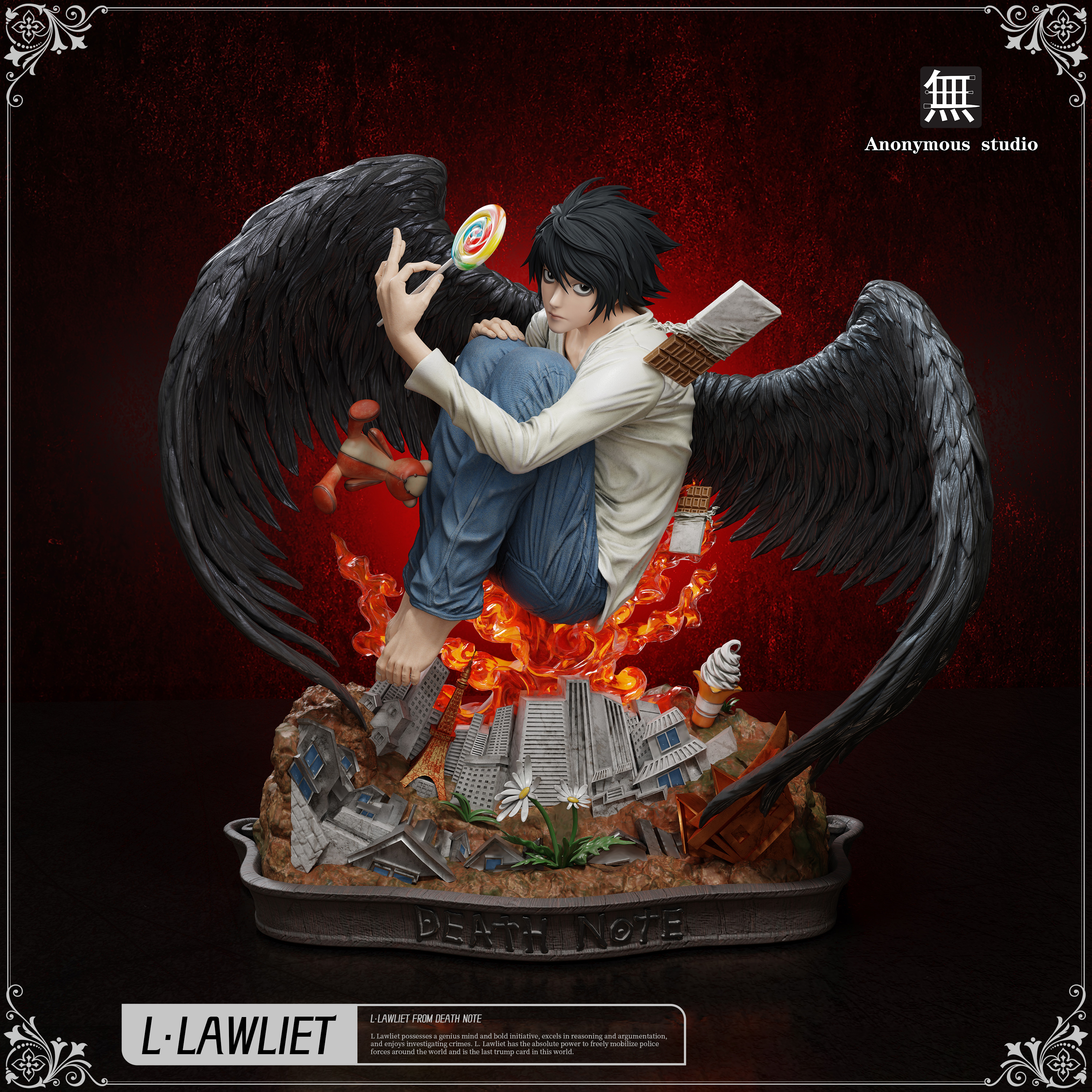 Anonymous Studio - Death Note L Lawliet Statue（GK）
