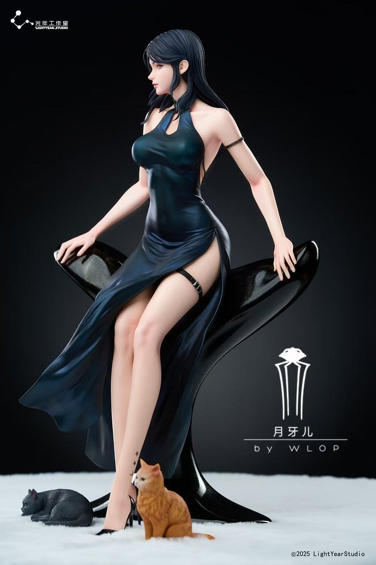 Light Year Studio - Ghost Blade Cloudworm Series Collectible Statue Yue Yaer  1/4 Statue(GK)