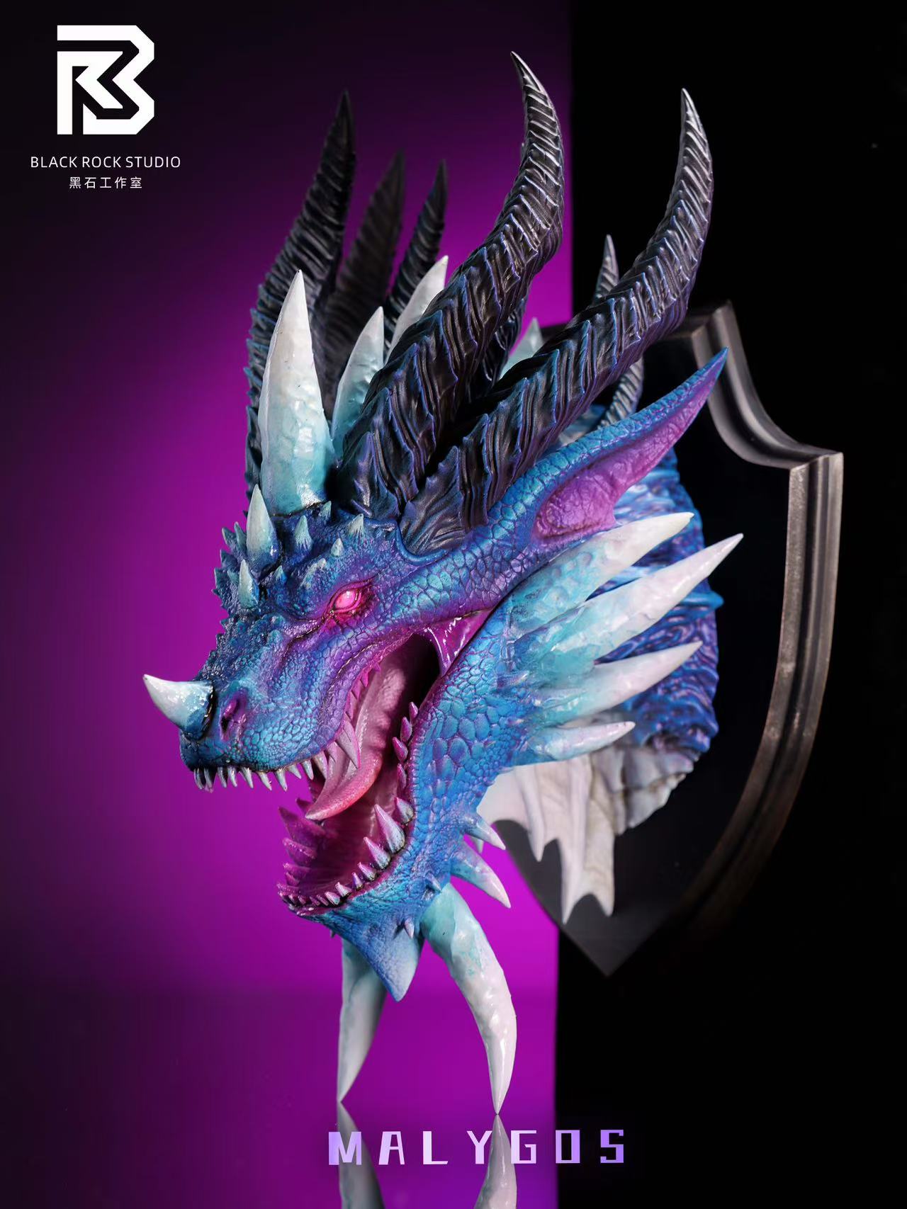 BRS Studio Five Dragon Guardian Fridge Magnet Set Resin Collectible World of Warcraft GK Limited Edition