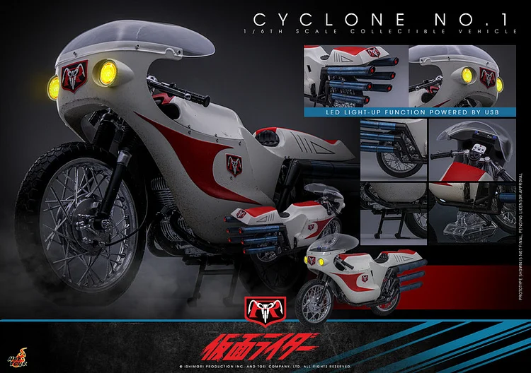 Hottoys - Kamen Rider No. 1 and Cyclone Set TMS144 TMS146 TMS148 (Licensed) Action Figure Film-Statue Master