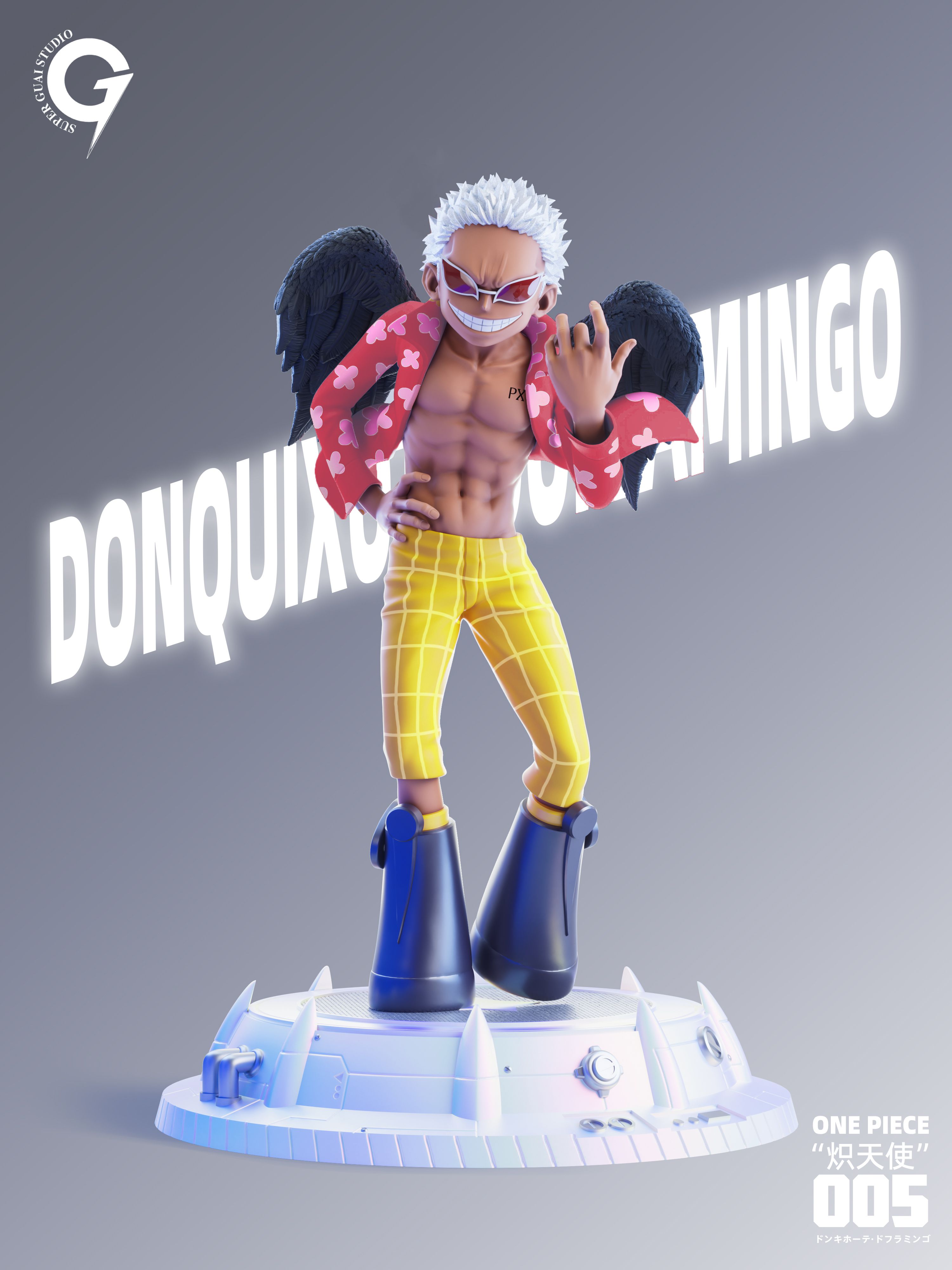 Pre-order Super Good Boy Blazing Angel Xiao Ming Ge Fifth Bullet One Piece GK Handmade Statue Model